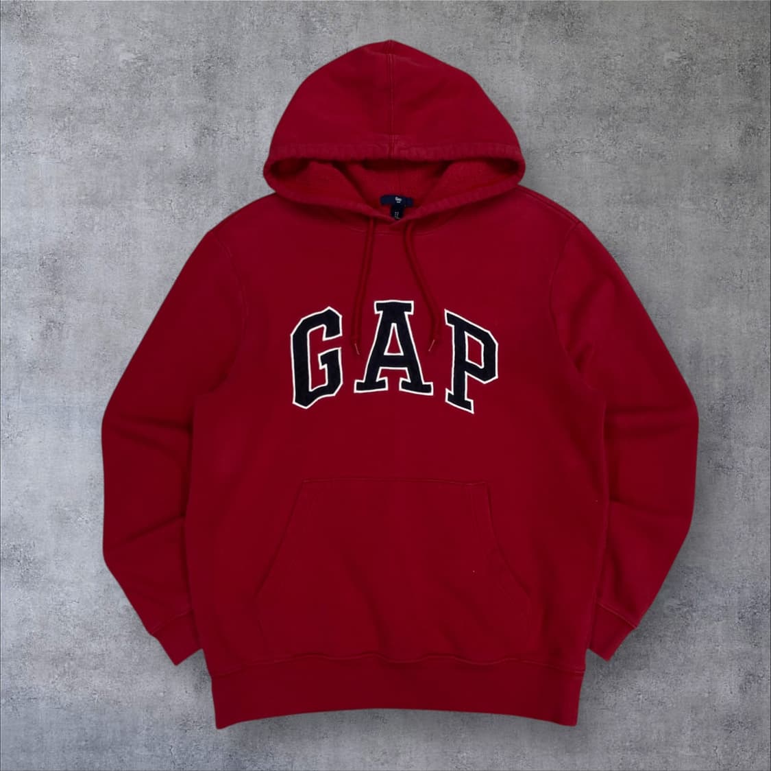 GAP 레드 컬러 스펠아웃 빅로고 후드티 상품이미지1