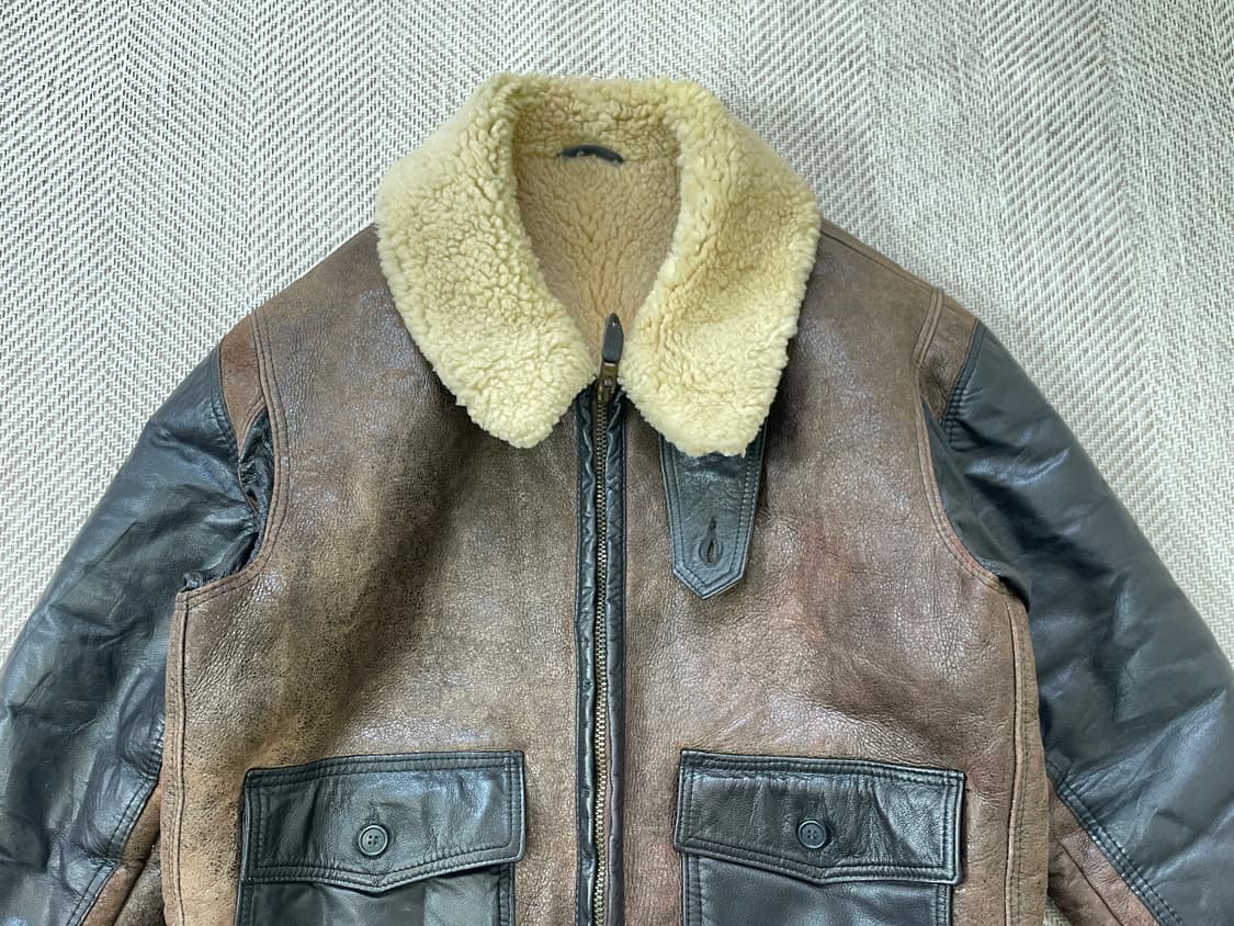 골든베어 B-3 시어링 무스탕 자켓 상품이미지4