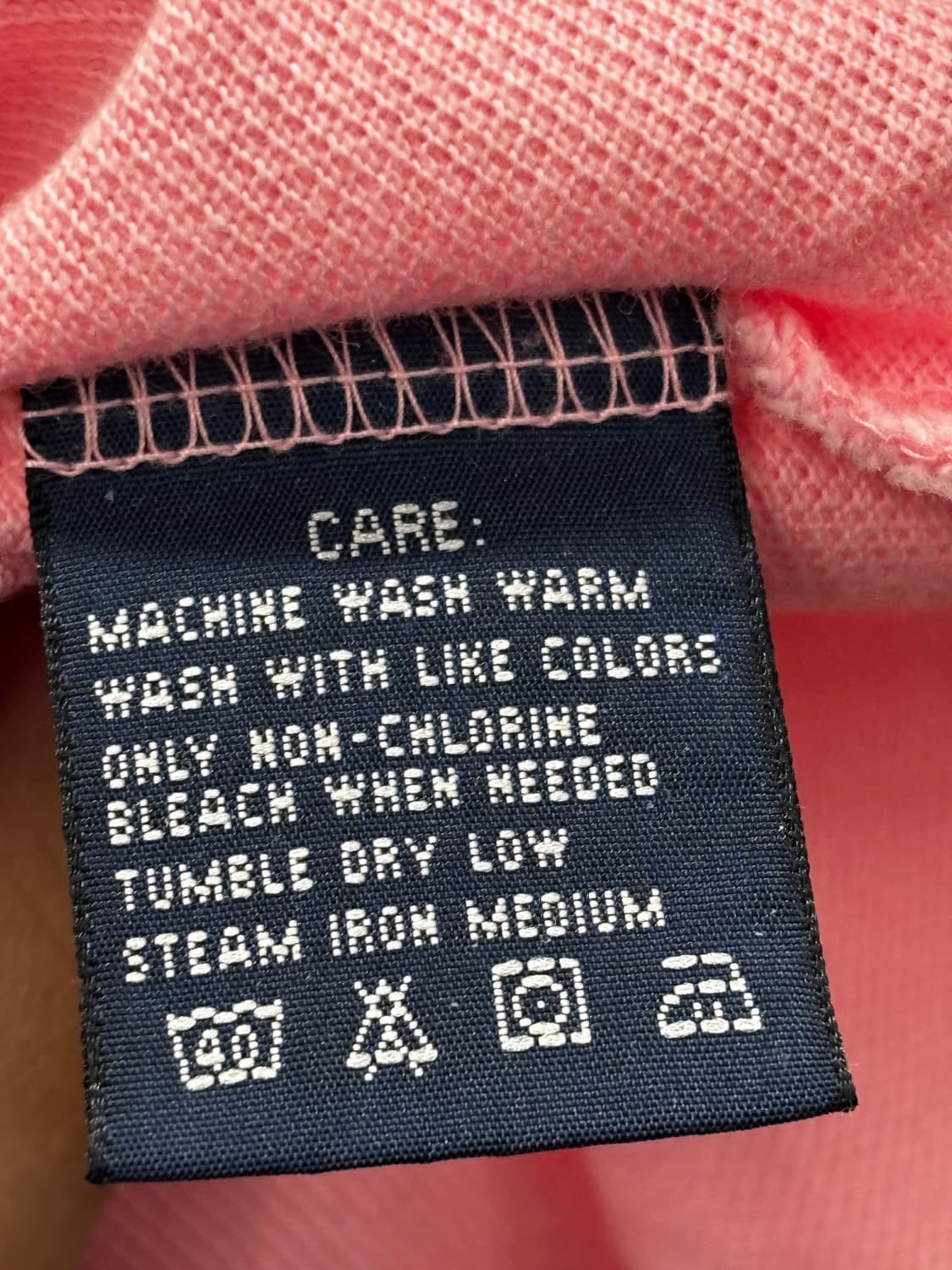 랄프로렌 핑크 카라티 S 상품이미지6