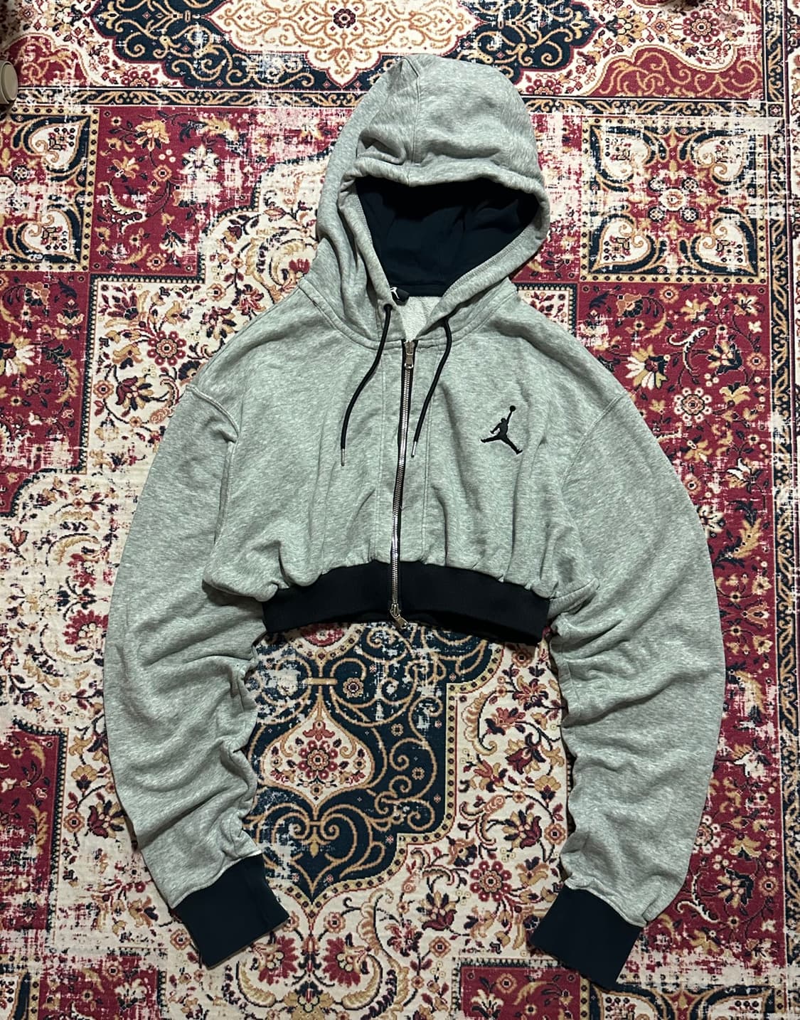 조던 투웨이 크롭 후드집업 상품이미지1