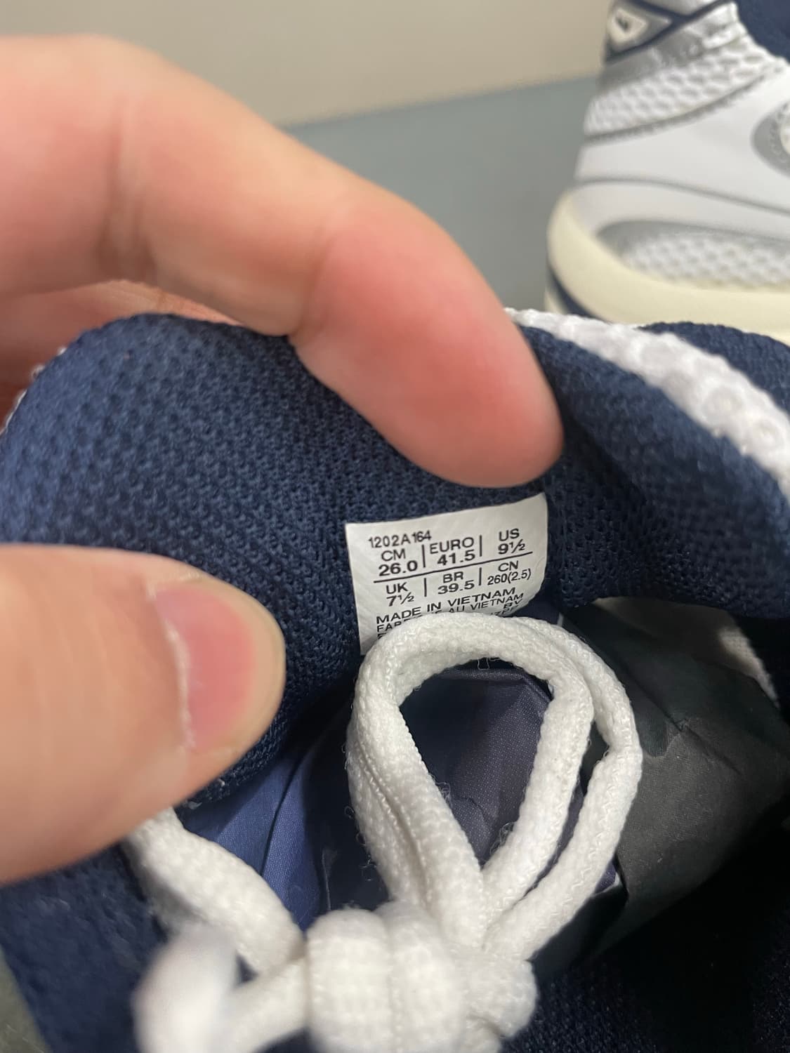 아식스 젤 1130 화이트 미드나잇 260 상품이미지7