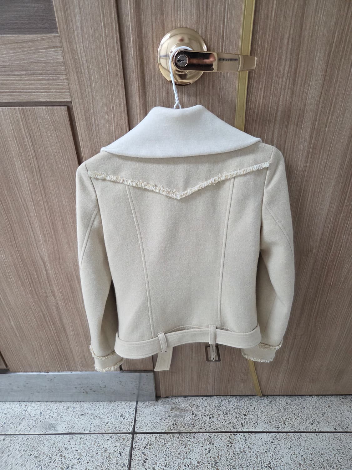 LANVIN 린넨 혼방 벨티드 자켓 38 상품이미지2