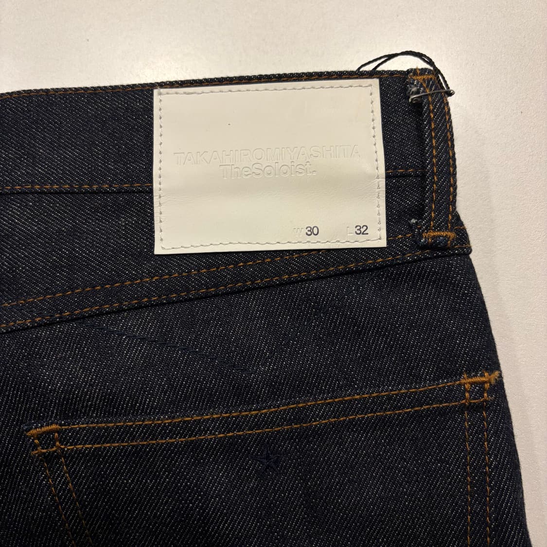 [30x32] 솔로이스트 스타 웨스턴 자수 생지 데님 팬츠 D780 상품이미지4