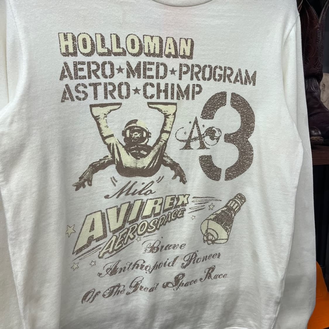 아비렉스 A-75 에어로 스페이스 프린팅 롱슬리브 상품이미지5