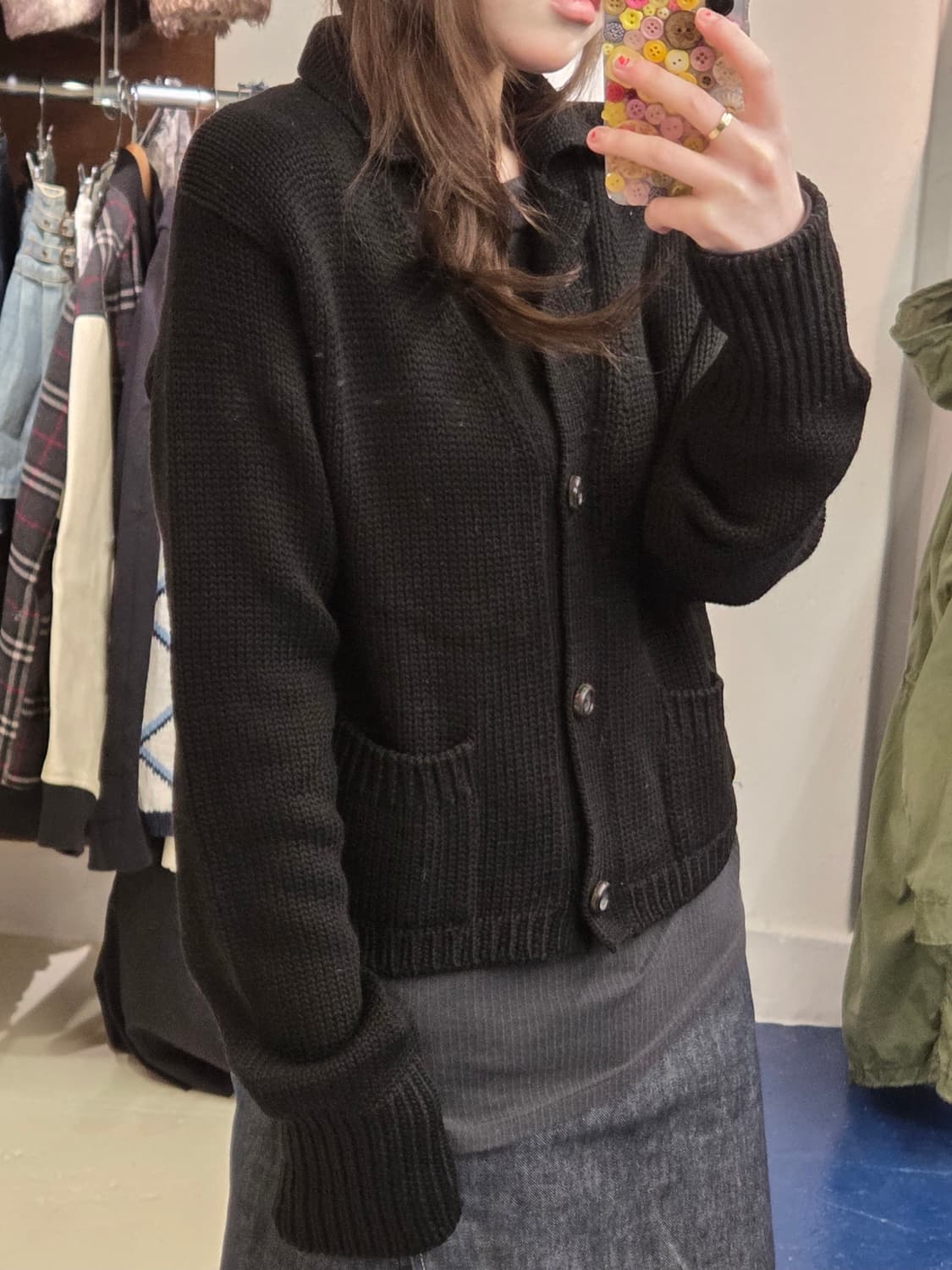 Jil Sander 질샌더 블랙 가디건 상품이미지3