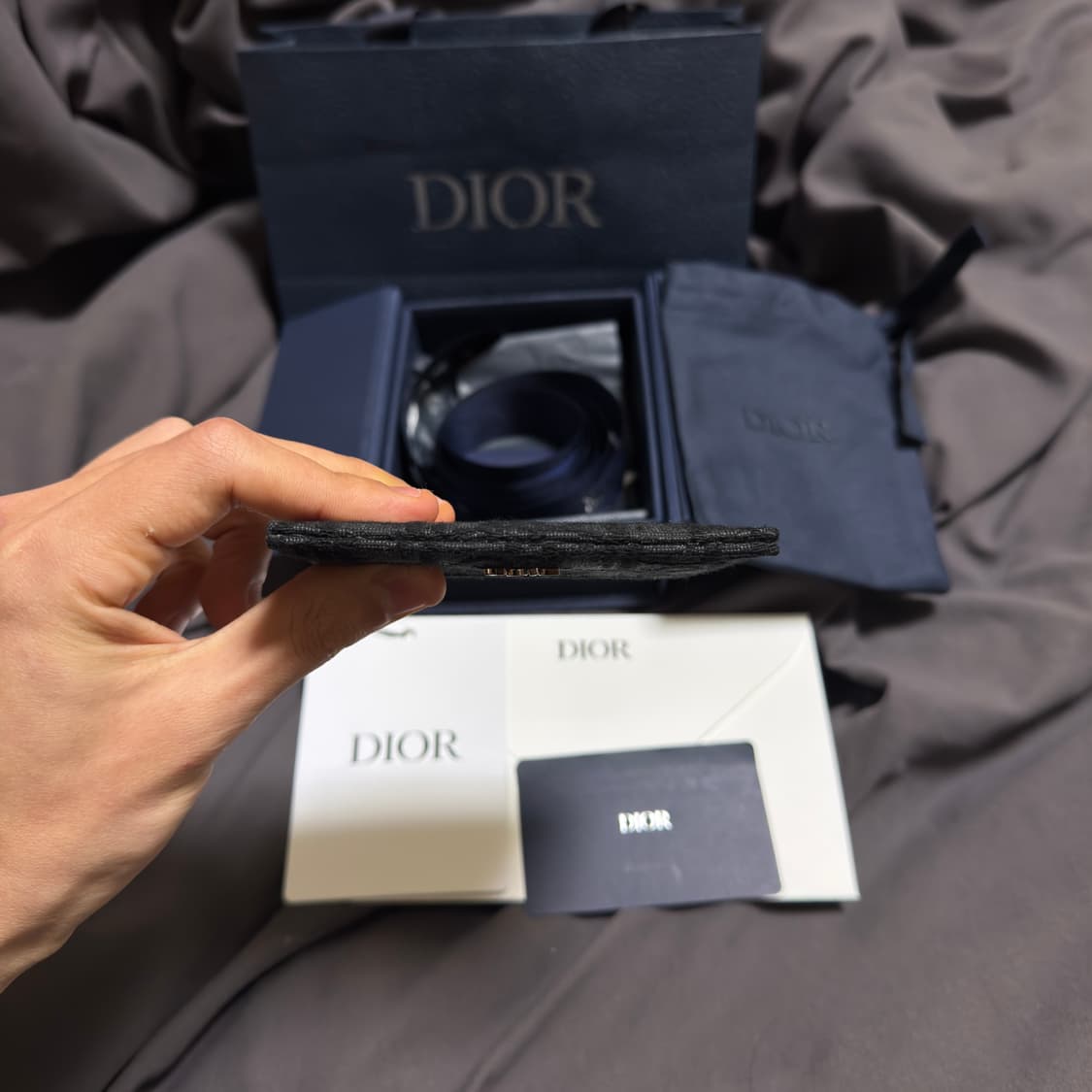 [S급/풀구성] 디올 오블리크 카드지갑 상품이미지4