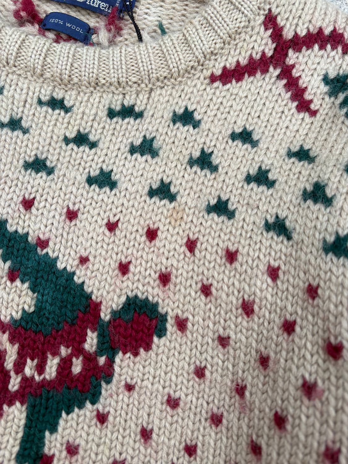 80-90‘s 폴로 랄프로렌 스키 헤비울 니트 상품이미지3