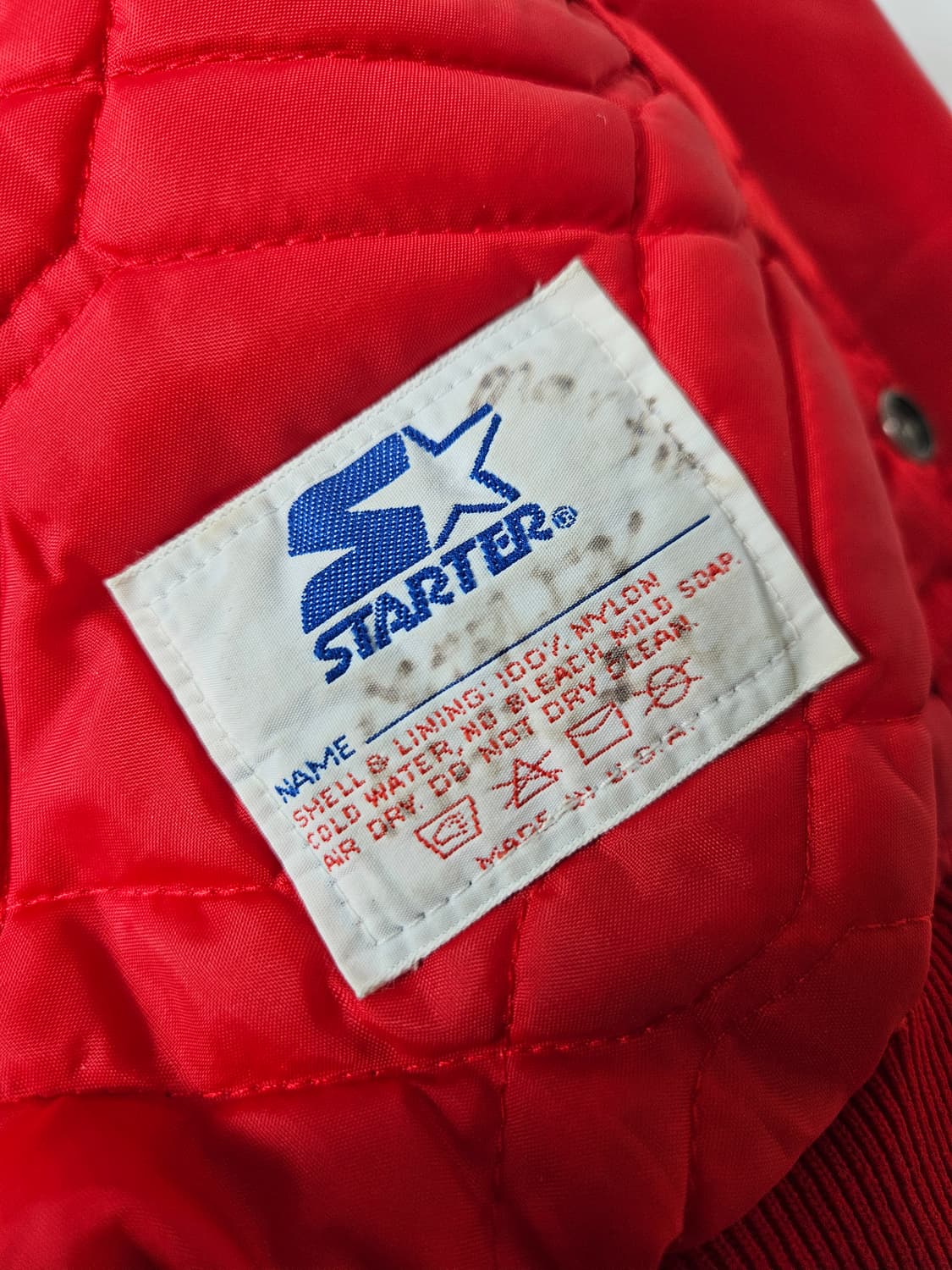 스타터 80s 빈티지 신시내티 봄버 스타디움 점퍼 자켓 아메리칸 올드스쿨 상품이미지4