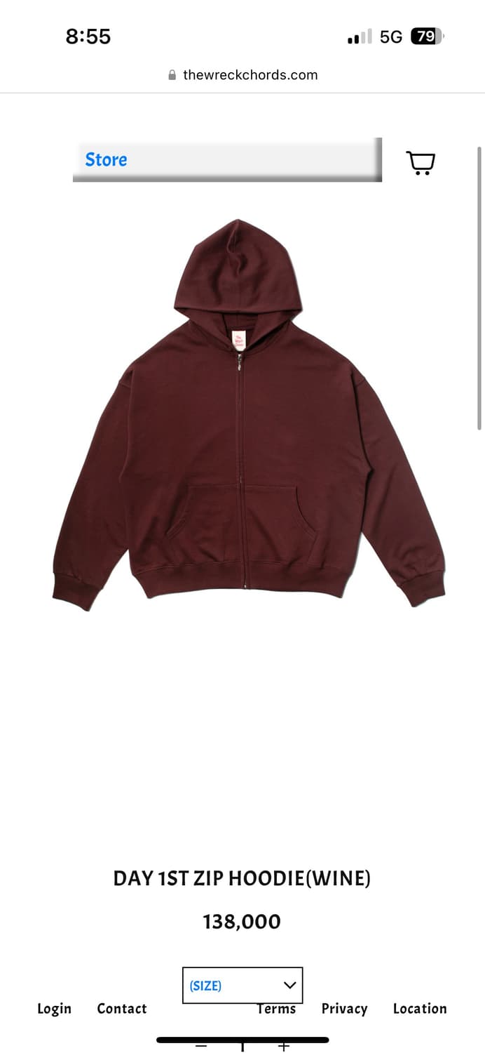 뤡코즈 후드집업 3 구매합니다 상품이미지1