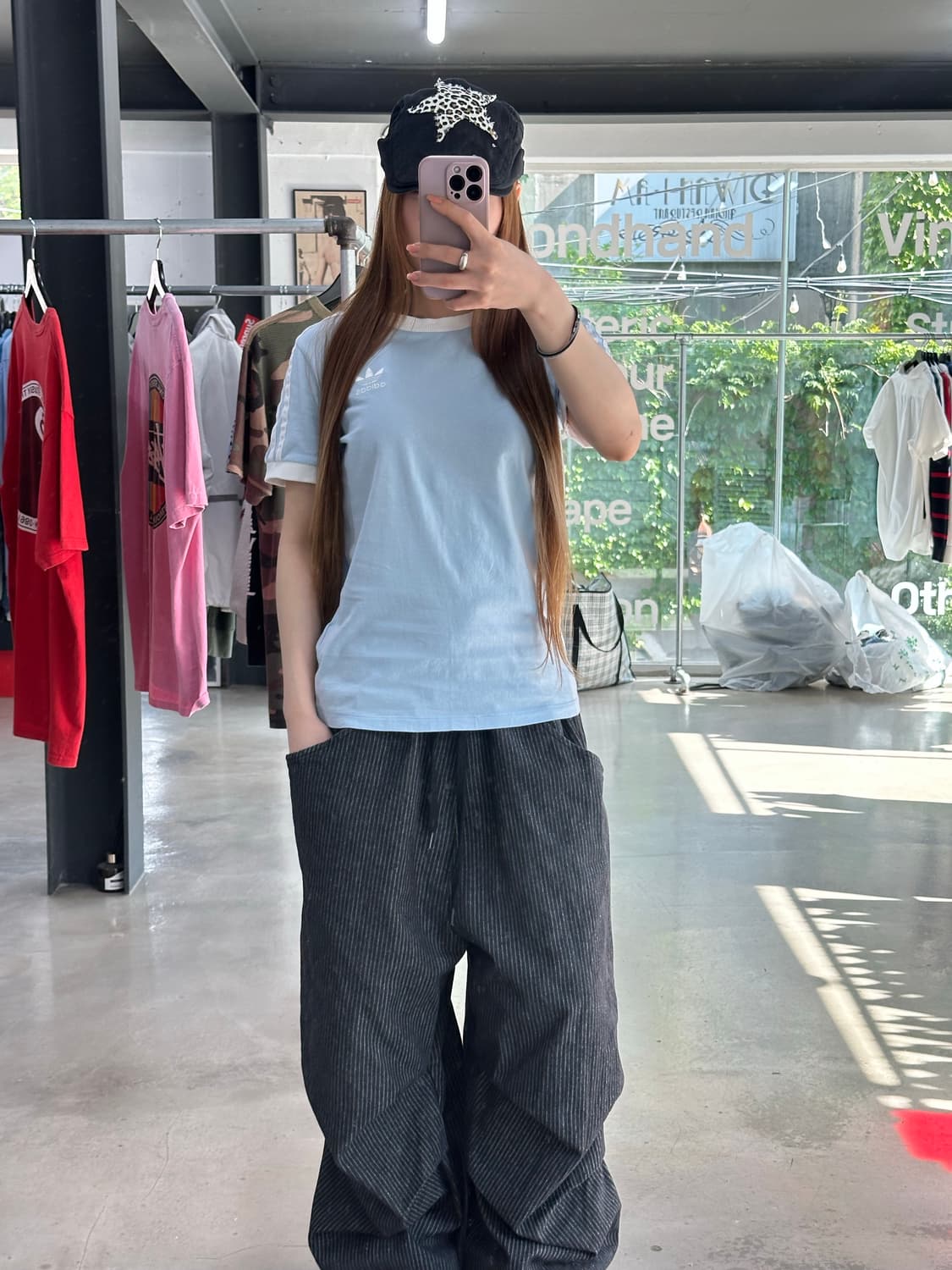 아디다스 아디컬러 반팔 삼선 링거티  상품이미지3