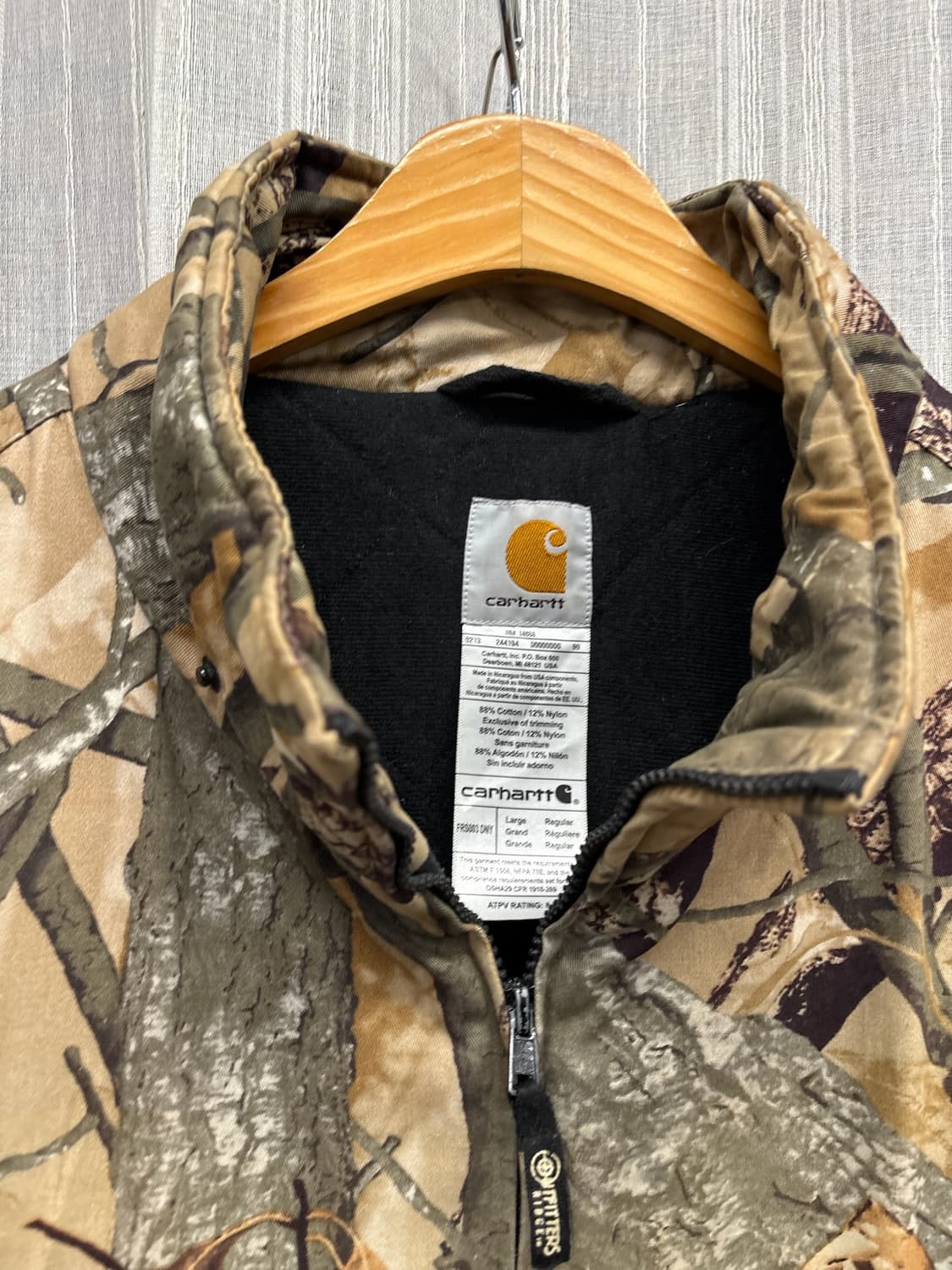 칼하트 빈티지 리얼트리 누빔 자켓 상품이미지8