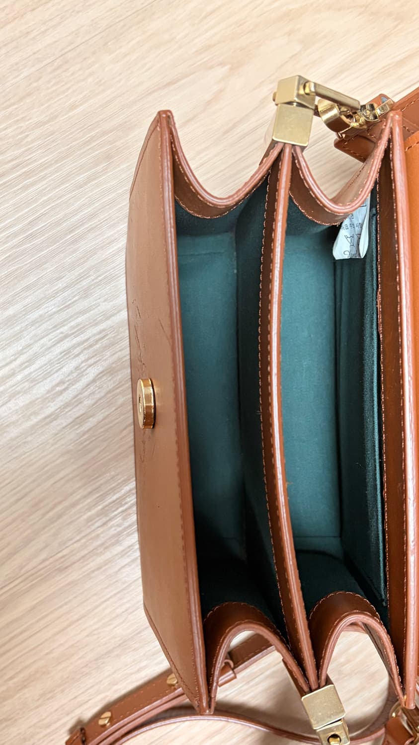 hoze 호제 카멜 숄더백 (크로스백 끈 포함) 상품이미지5