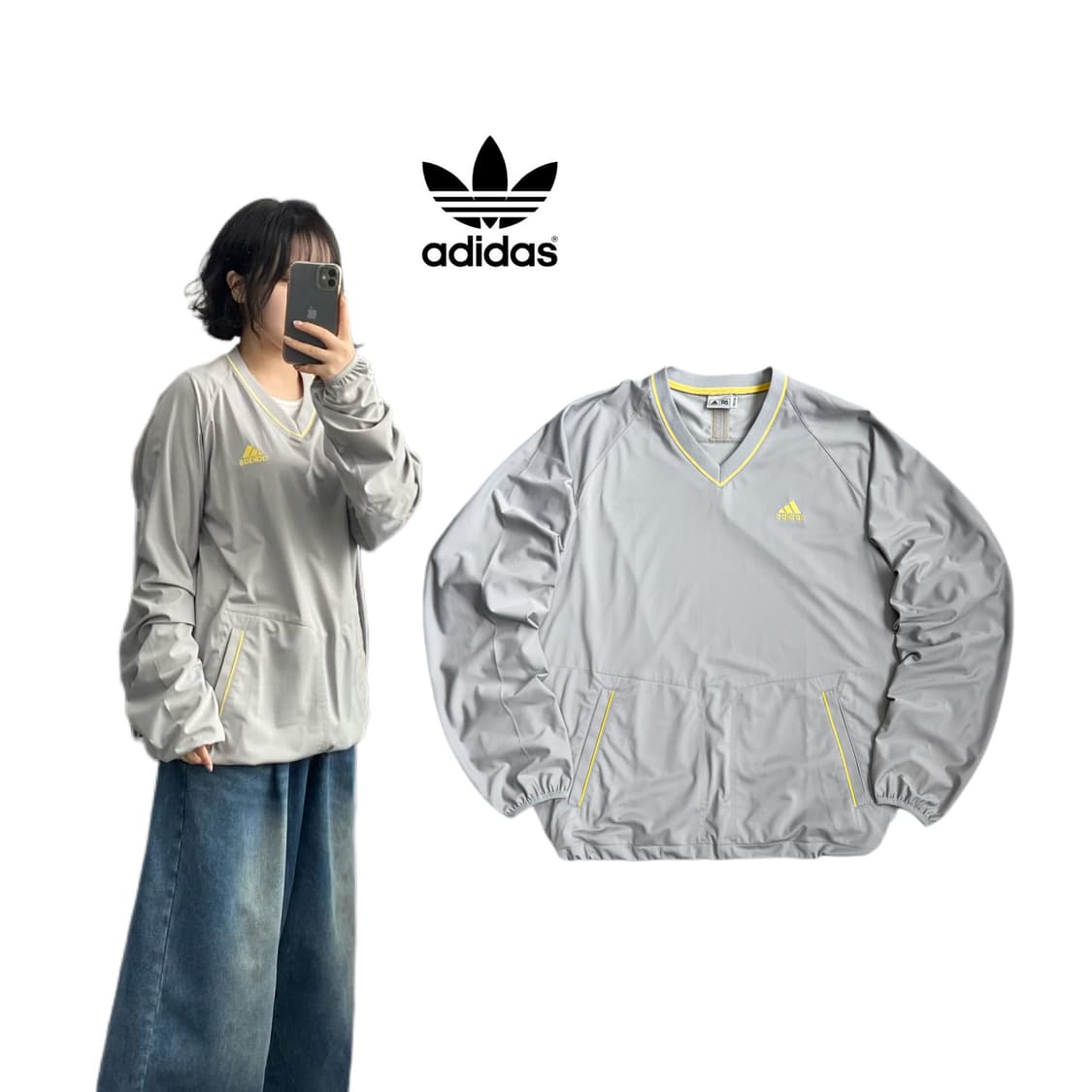 아디다스 00s 올드스쿨 웜업 바람막이 자켓 상품이미지1