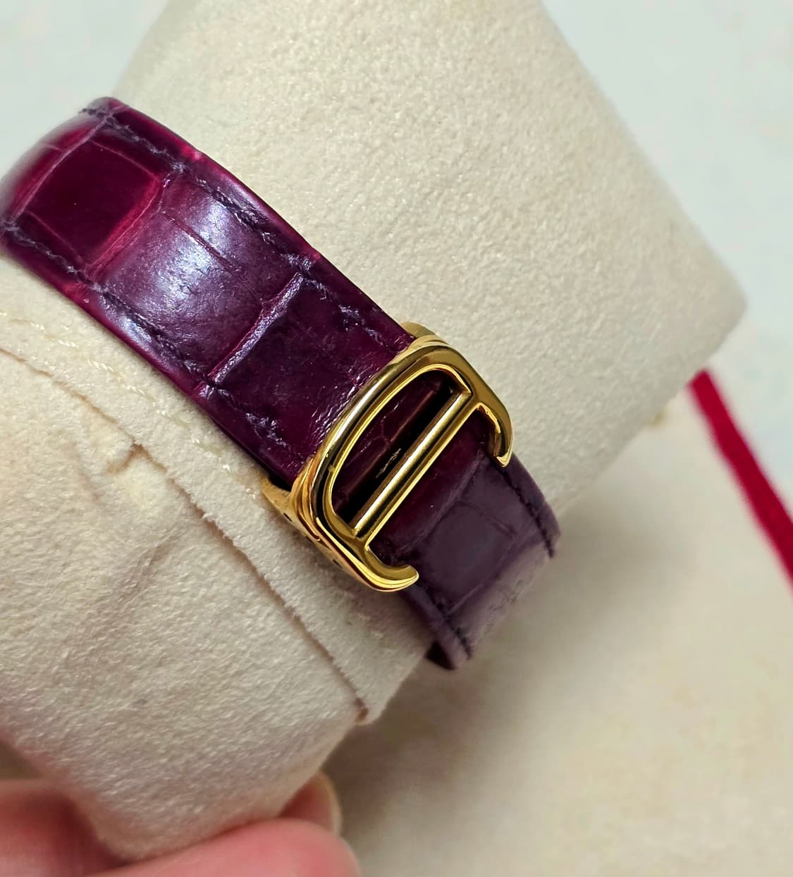 까르띠에탱크머스트시계 L사이즈 정품  상품이미지9