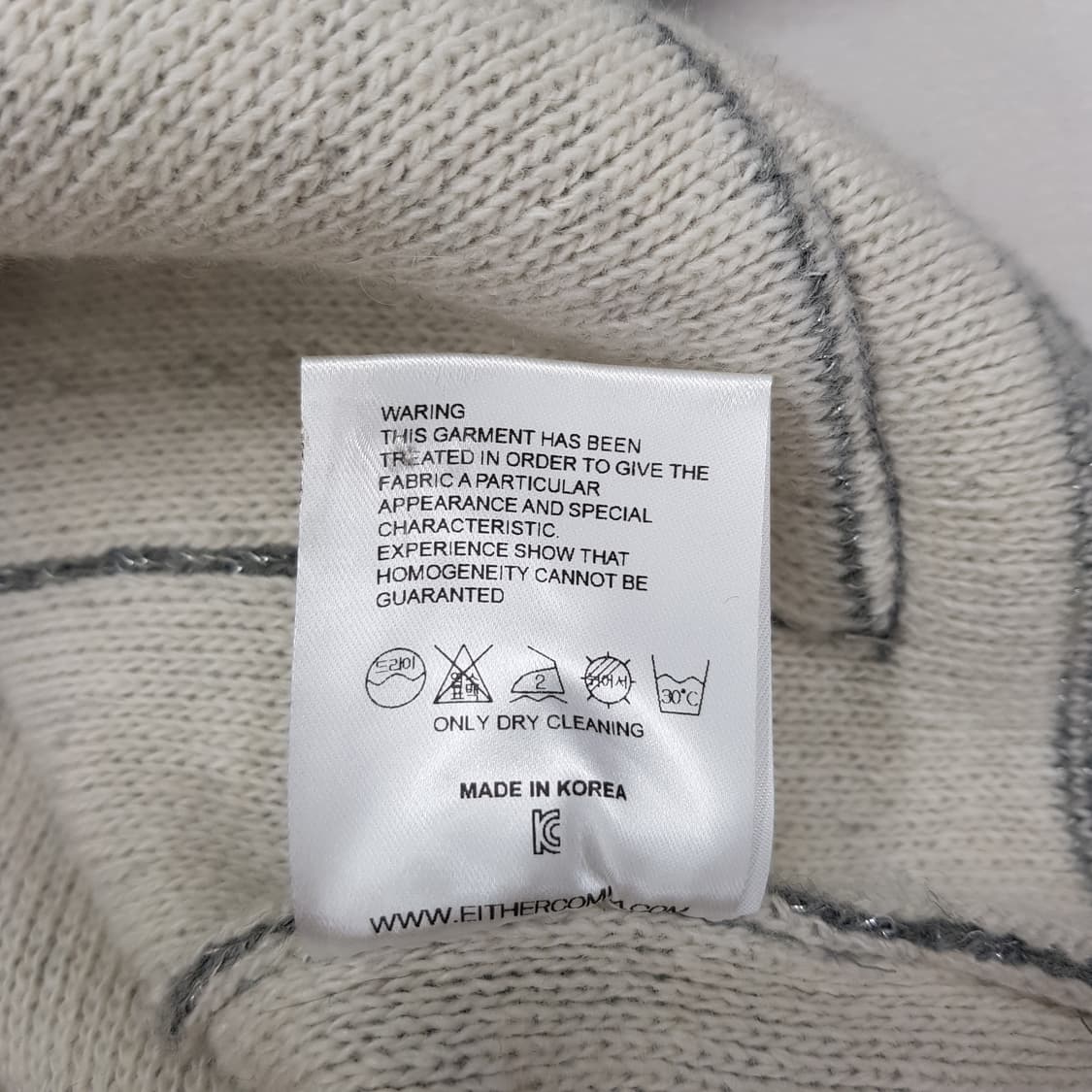 EITHER 트위드 무드 크롭 가디건 F사이즈 상품이미지7