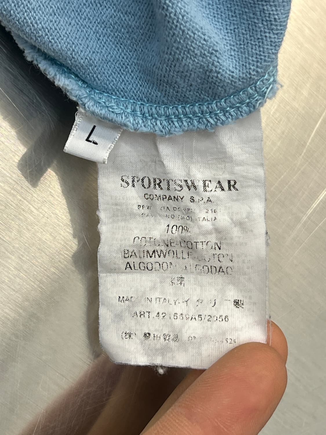 스톤아일랜드 00s 와펜 페인티드 니트 상품이미지10