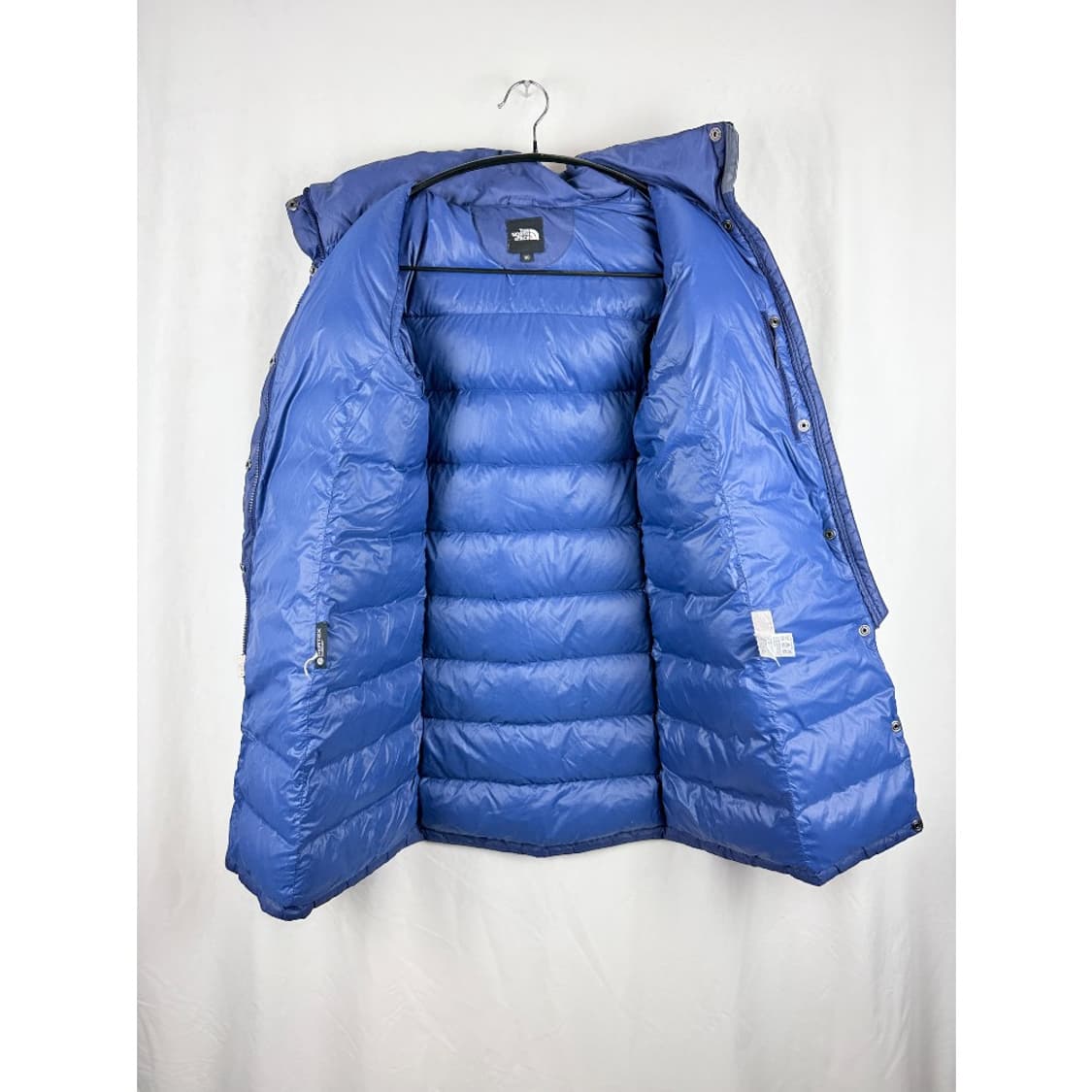 (85) 노스페이스 우먼스 600필 경량 구스다운 롱패딩 네이비 상품이미지8