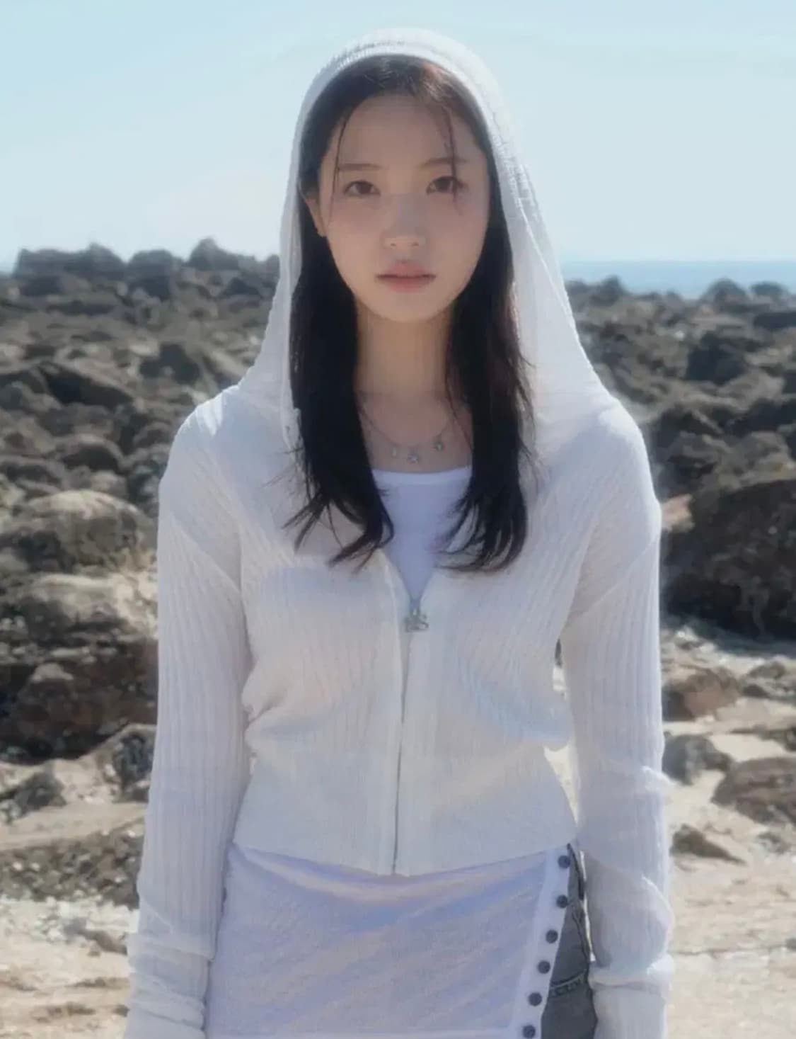 애즈온 ason 나디아 썸머 니트 집업 Summer Knit Zip 상품이미지1