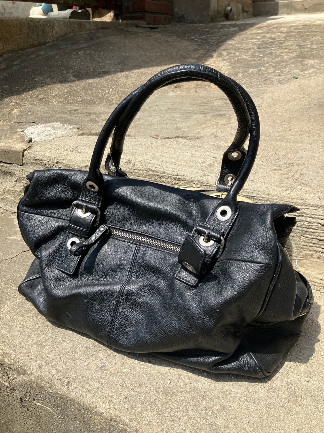 ELLE 지브라 가죽 숄더백 상품이미지5