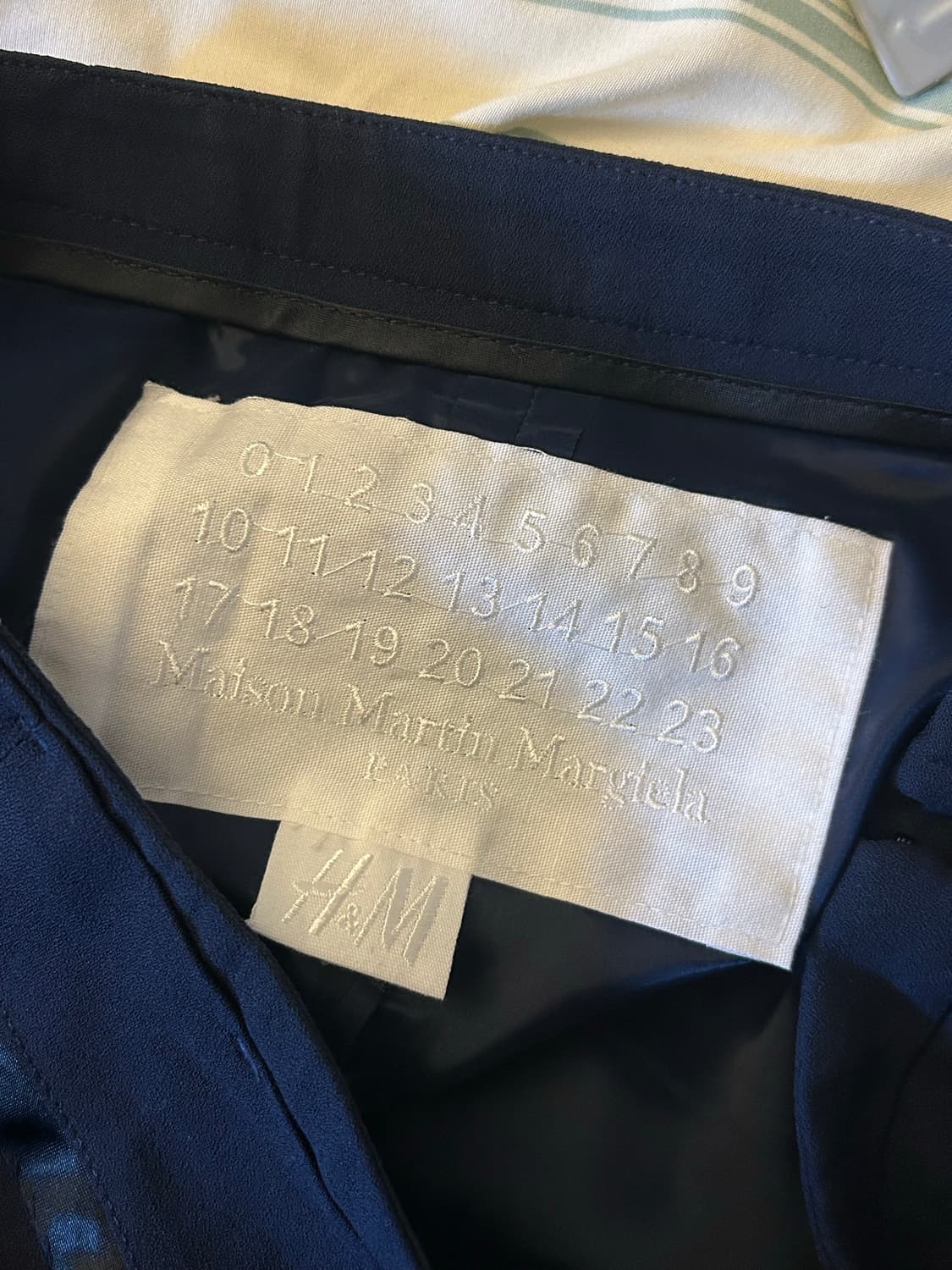 Margiela x h&m unbalance skirt 상품이미지4