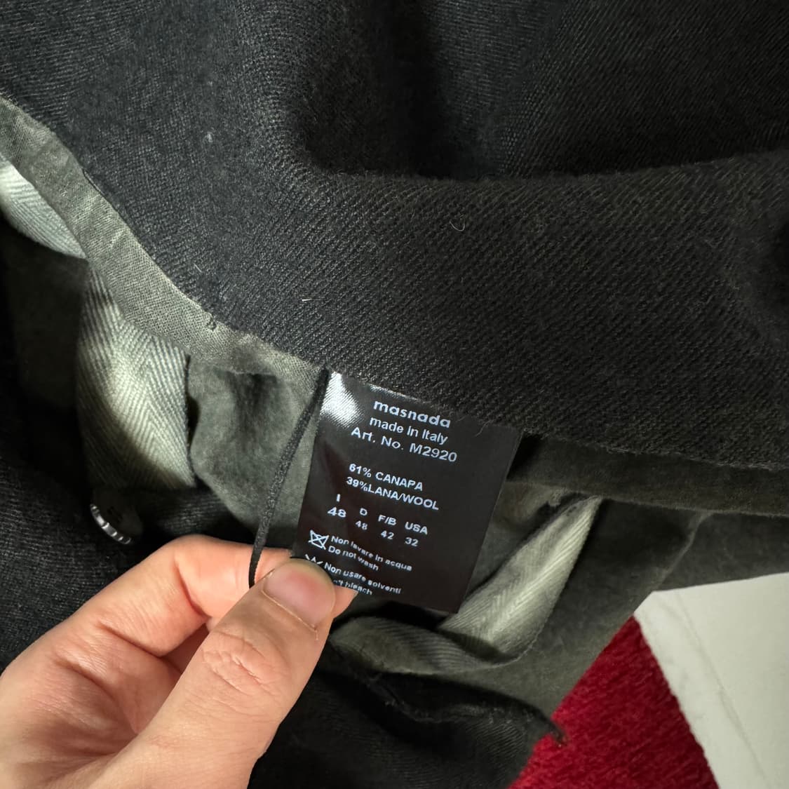 masnada wool hood coat 상품이미지8