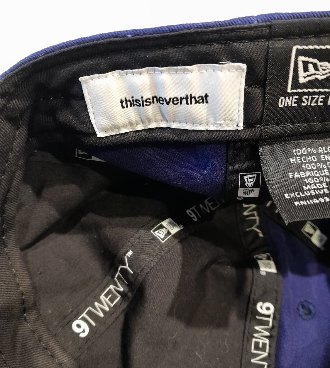 💥디스이즈네버댓 x 뉴에라 다저스 볼캡 (블루) 
 상품이미지7