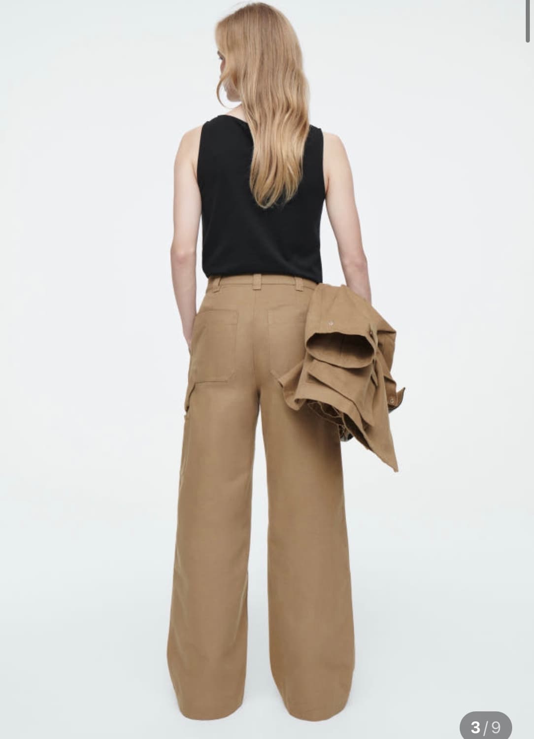 cos 코스 와이드 레그 캔버스 유틸리티 팬츠 상품이미지3