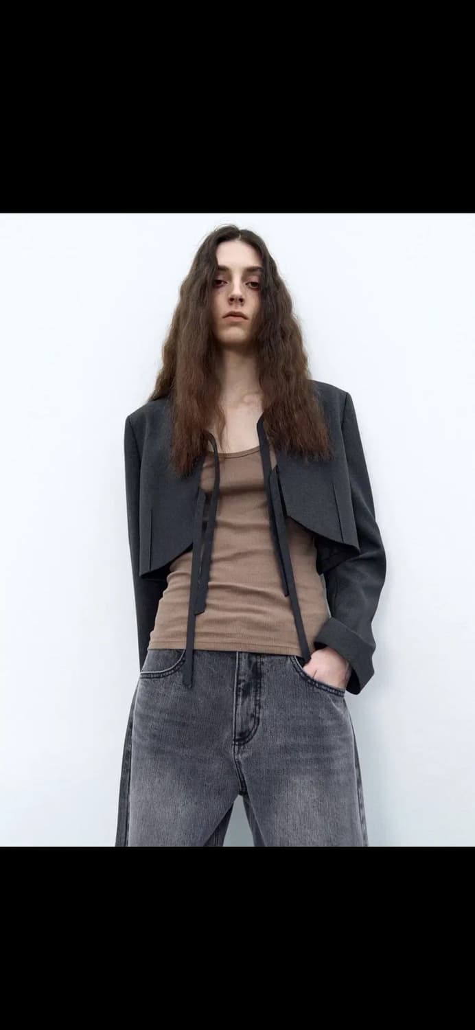 인사일런스우먼 크롭자켓 상품이미지3