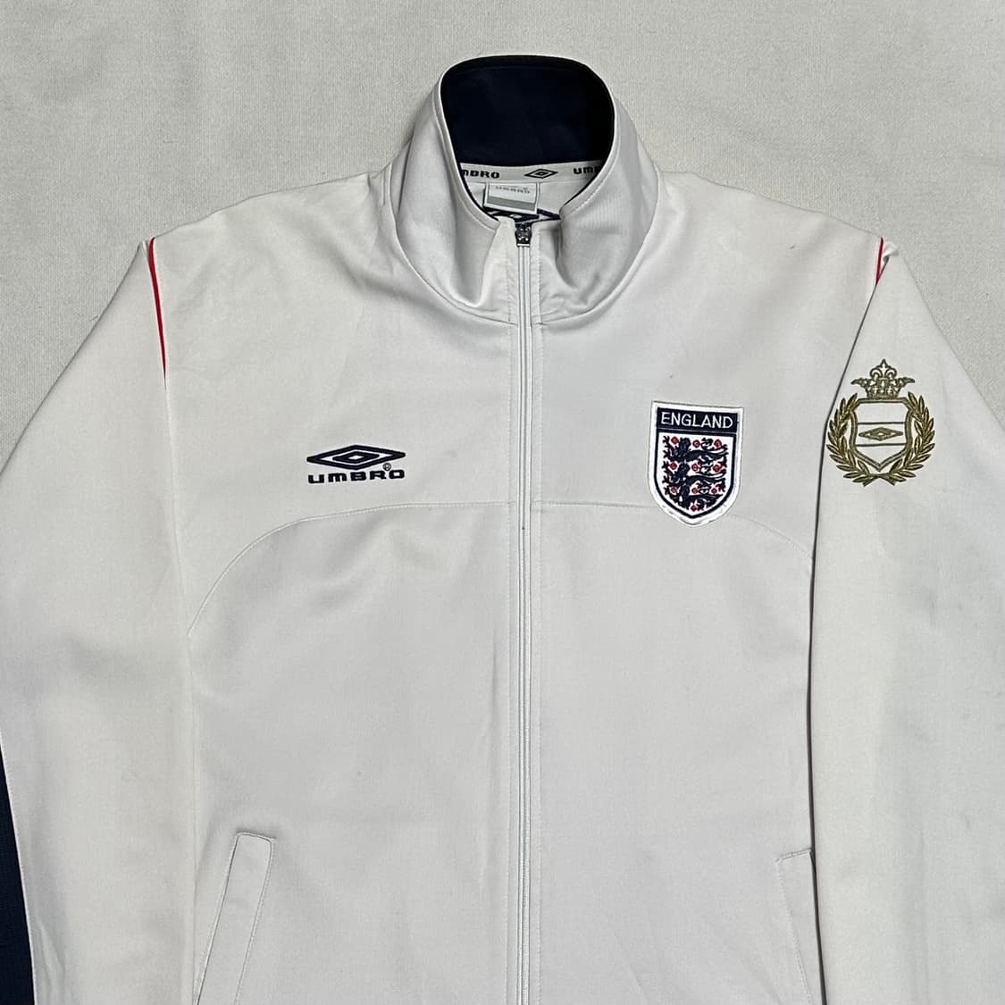 M 엄브로 잉글랜드 화이트 트랙탑 상품이미지1