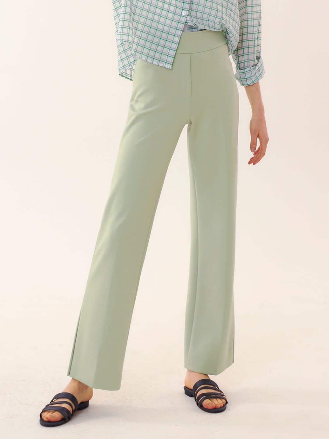 허앤쉬 라임 슬랙스 / 여성 팬츠/여성 슬랙스  상품이미지1