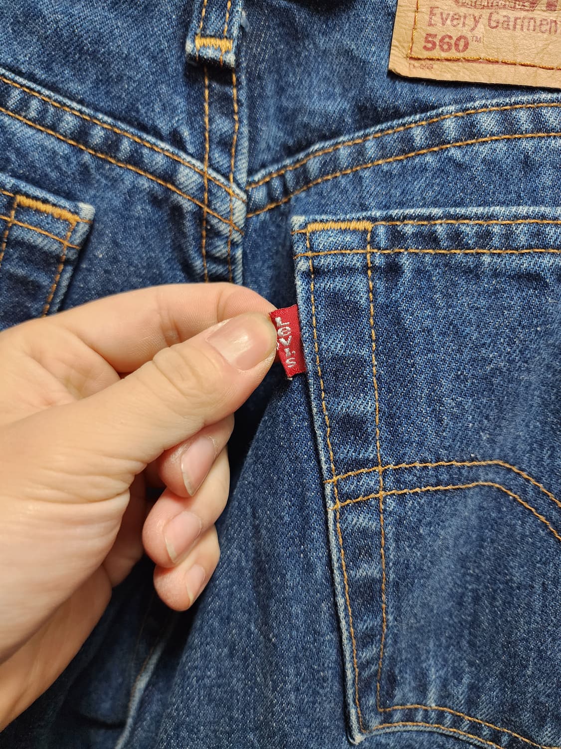 리바이스 90s 560 데님 팬츠 (USA MADE) 상품이미지3