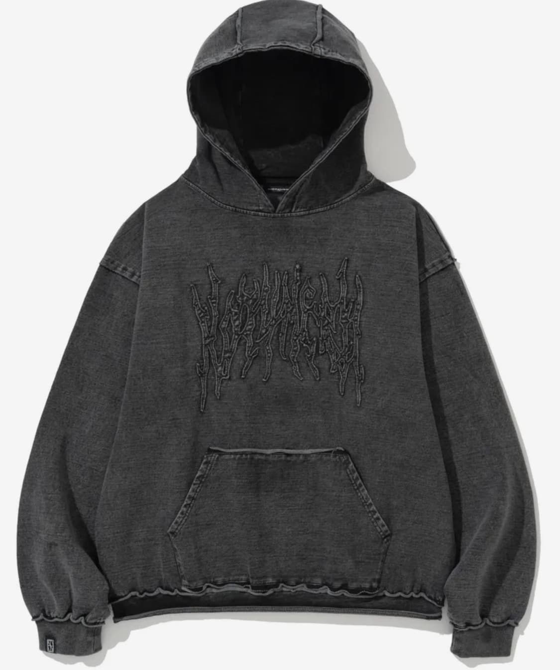 낫포너드 데님 후드티 상품이미지1