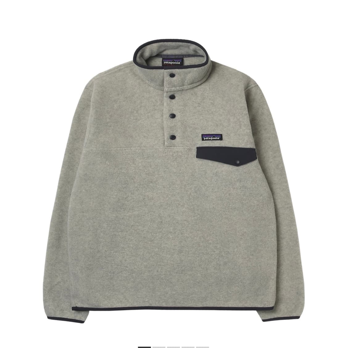 파타고니아 라이트웨이트 신칠라 스냅-T 플리스 풀오버 오트밀 헤더/스몰더 상품이미지1