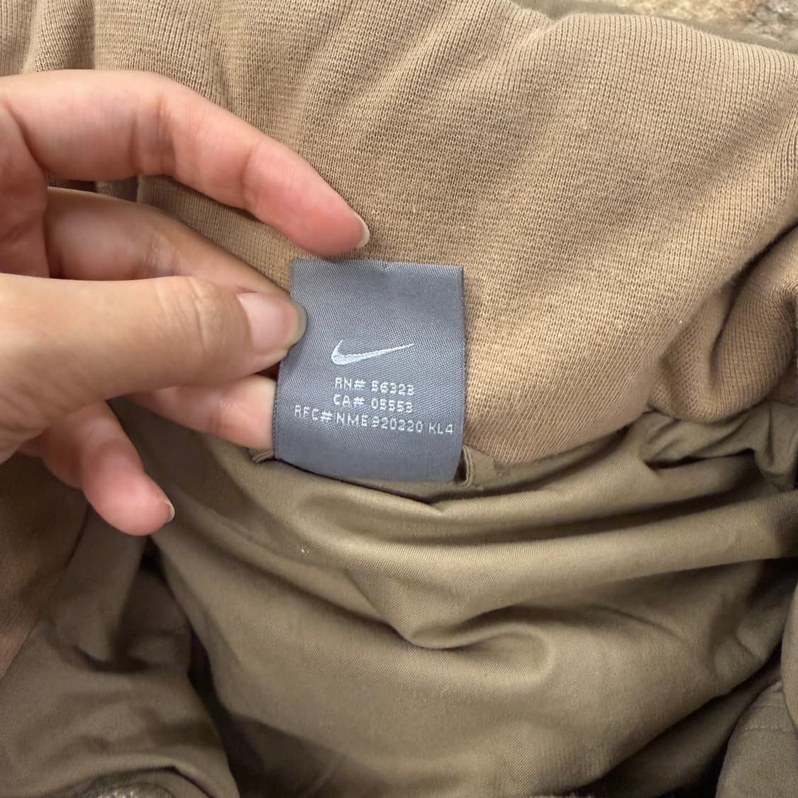 나이키 브라운 초코우유 숏패딩  상품이미지6