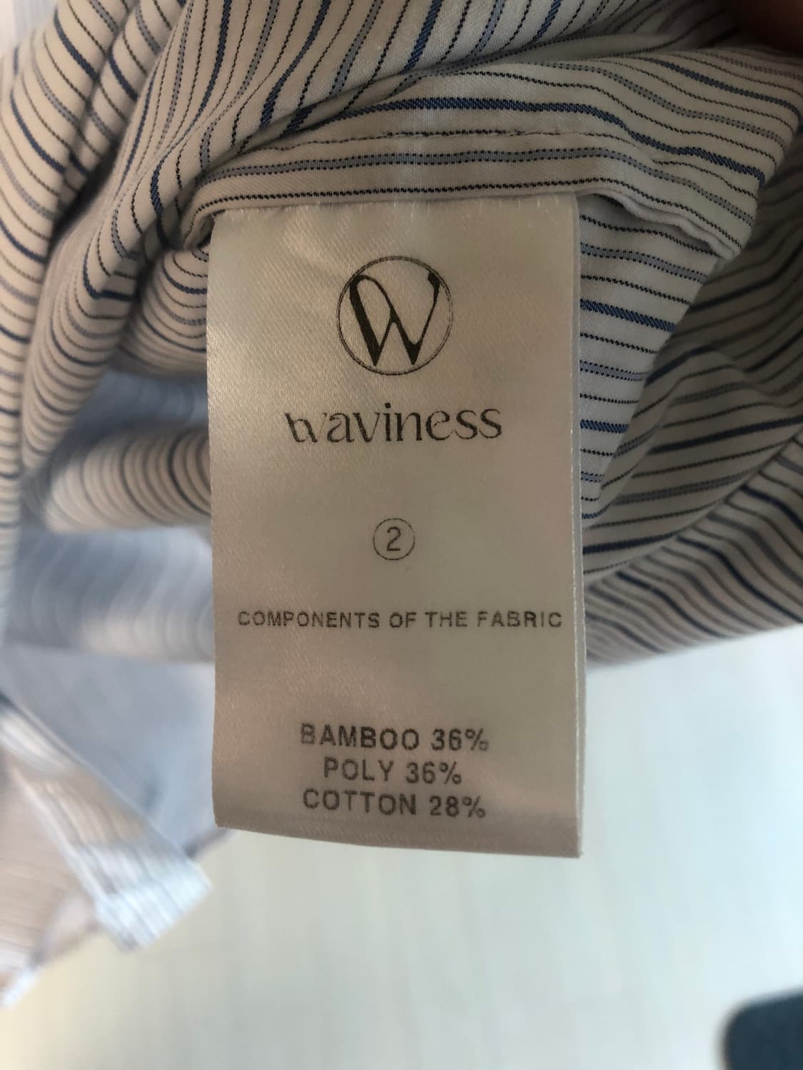 웨이비니스 오리가미 스트라이프 셔츠 상품이미지3