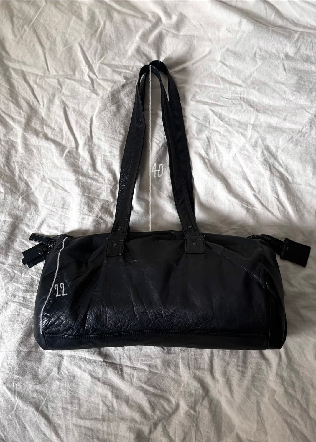 요지야마모토 레더 더플백 상품이미지9