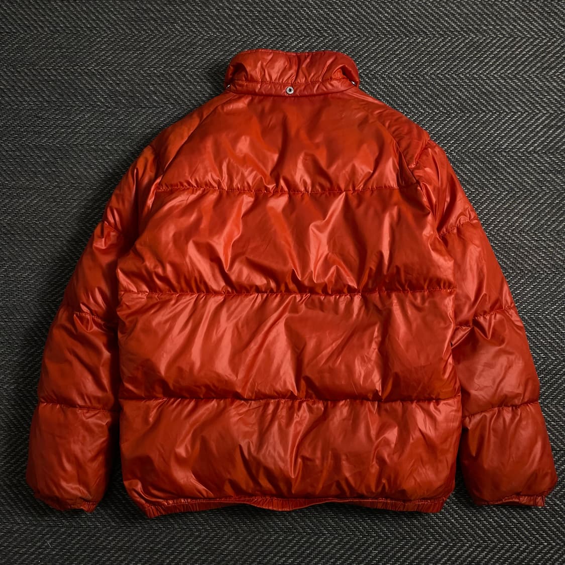 00s 아디다스 트레포일 올드스쿨 유광 패딩 오렌지o 4266 상품이미지5