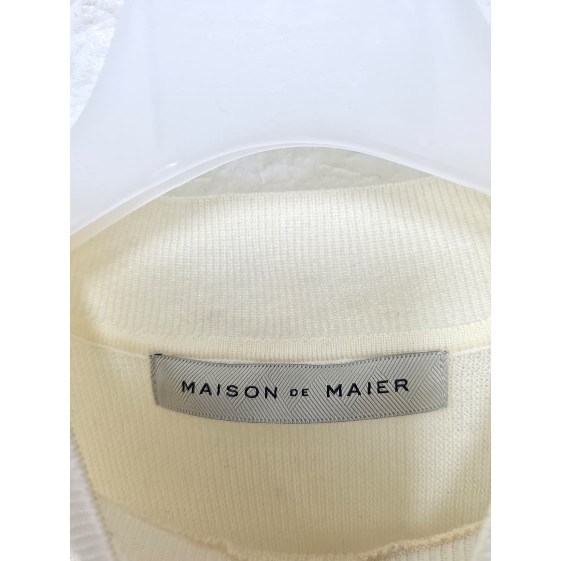 택포_ 메종 드 메이어 아이보리 울 니트 FREE 상품이미지2