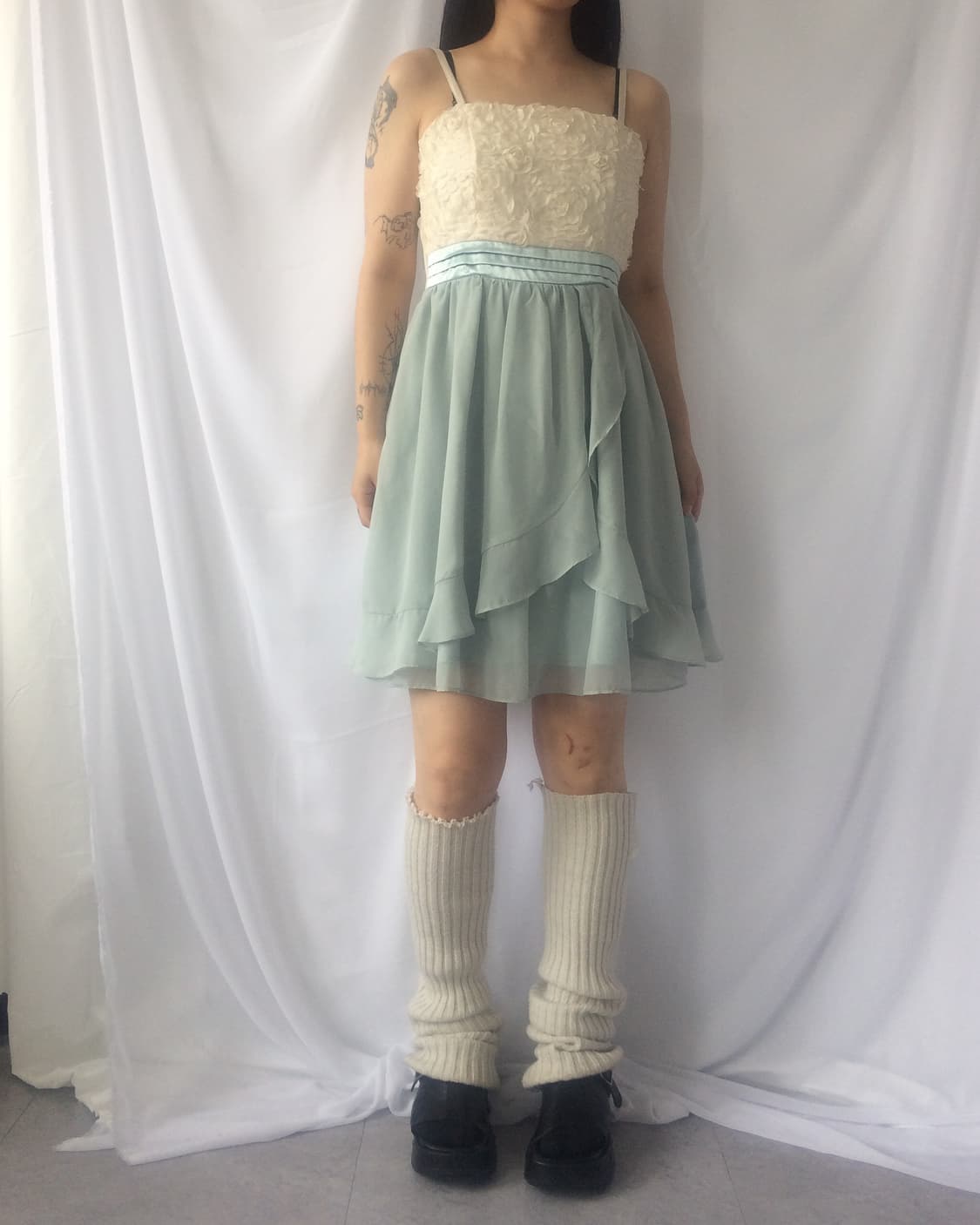 Flower point sleeveless onepiece 상품이미지8