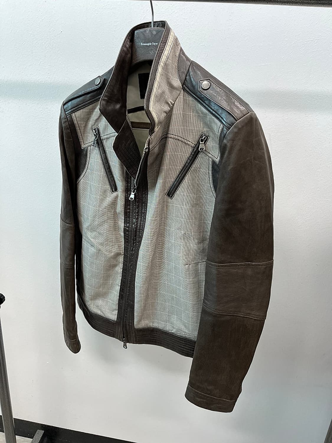 100-105) 휴고보스 레더믹스 라이더자켓  상품이미지7