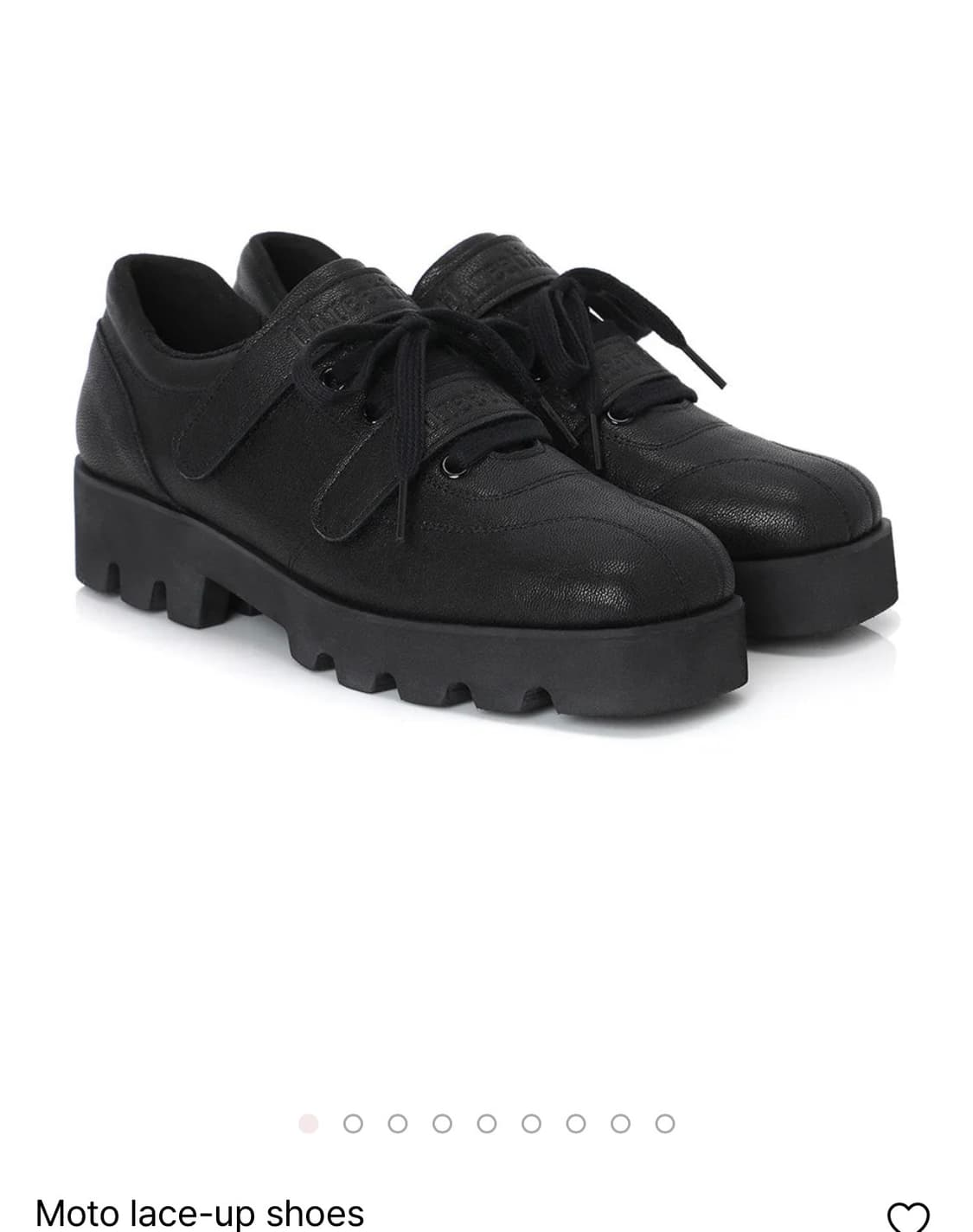 쓰리타임즈 moto-lace-up shoes 모토 레이스업 슈즈 상품이미지1