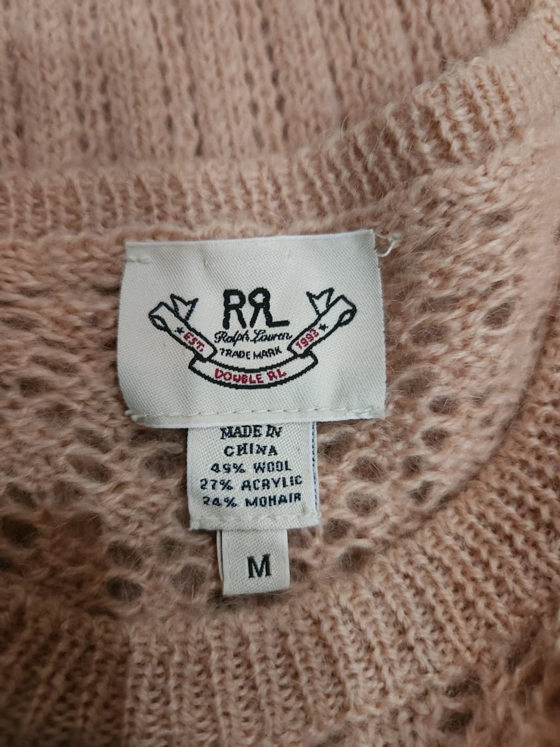 더블알엘 RRL 시스루 니트 원피스 상품이미지6