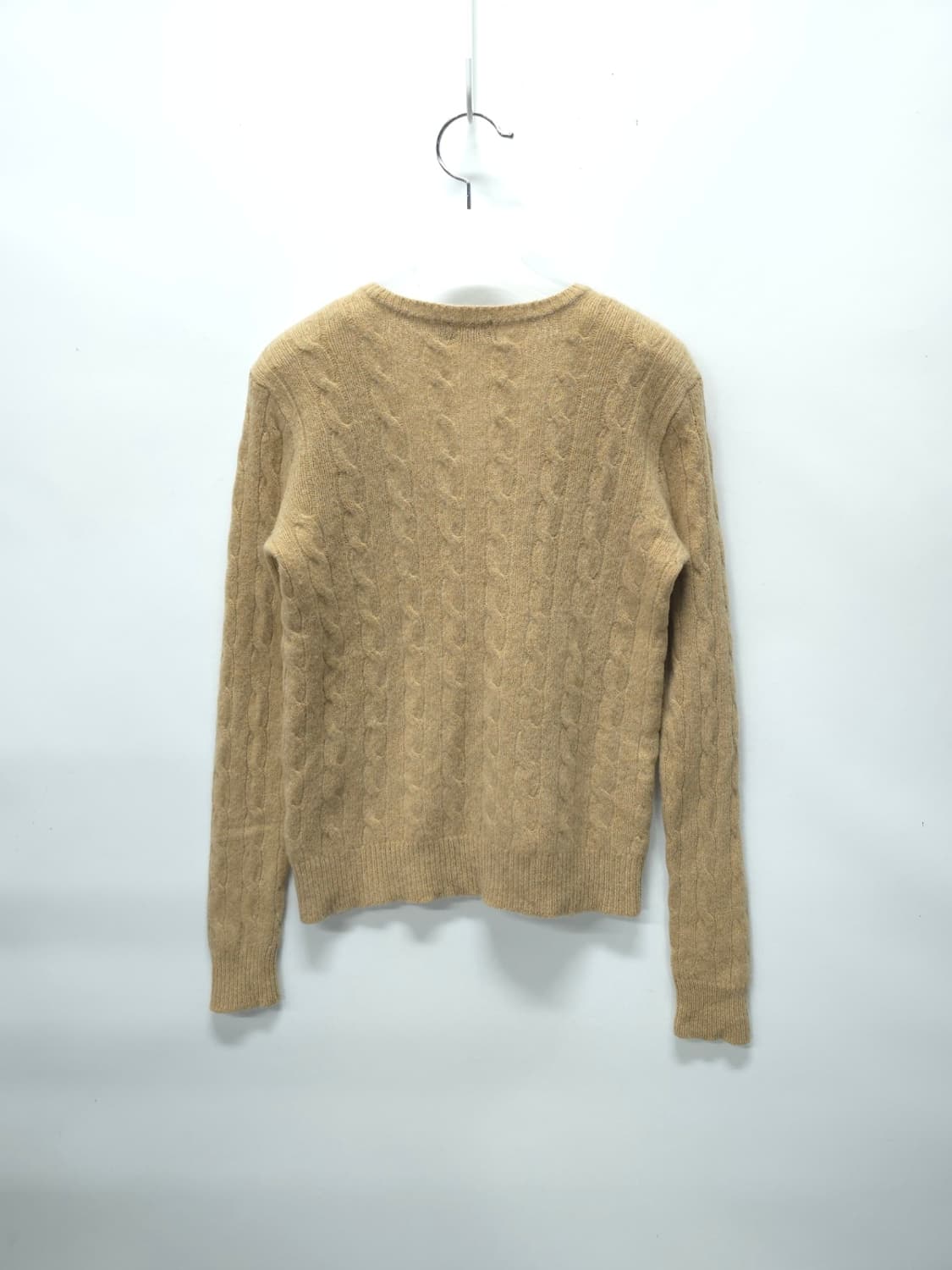 폴로 캐시미어 케이블 브이니트 (여성44~55) 상품이미지7