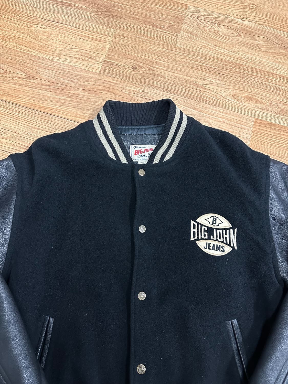 (100)빅존 베이스볼 소가죽 바시티 자켓 상품이미지2