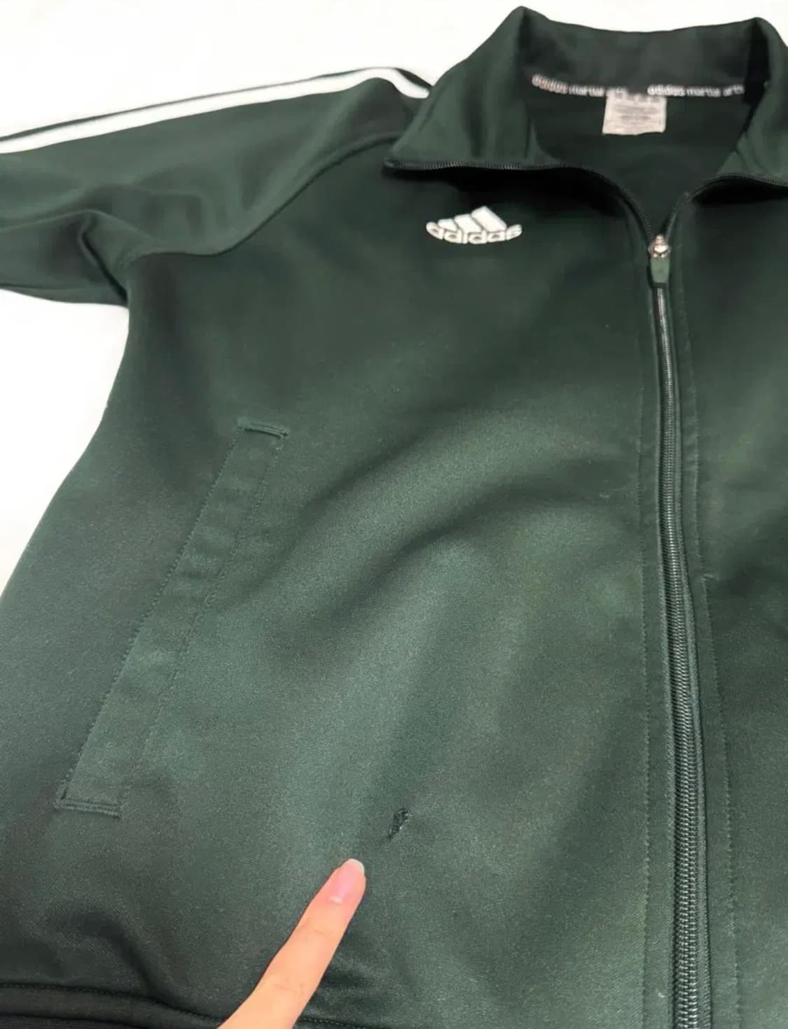 아디다스 져지 딥그린 M 트랙탑 상품이미지3