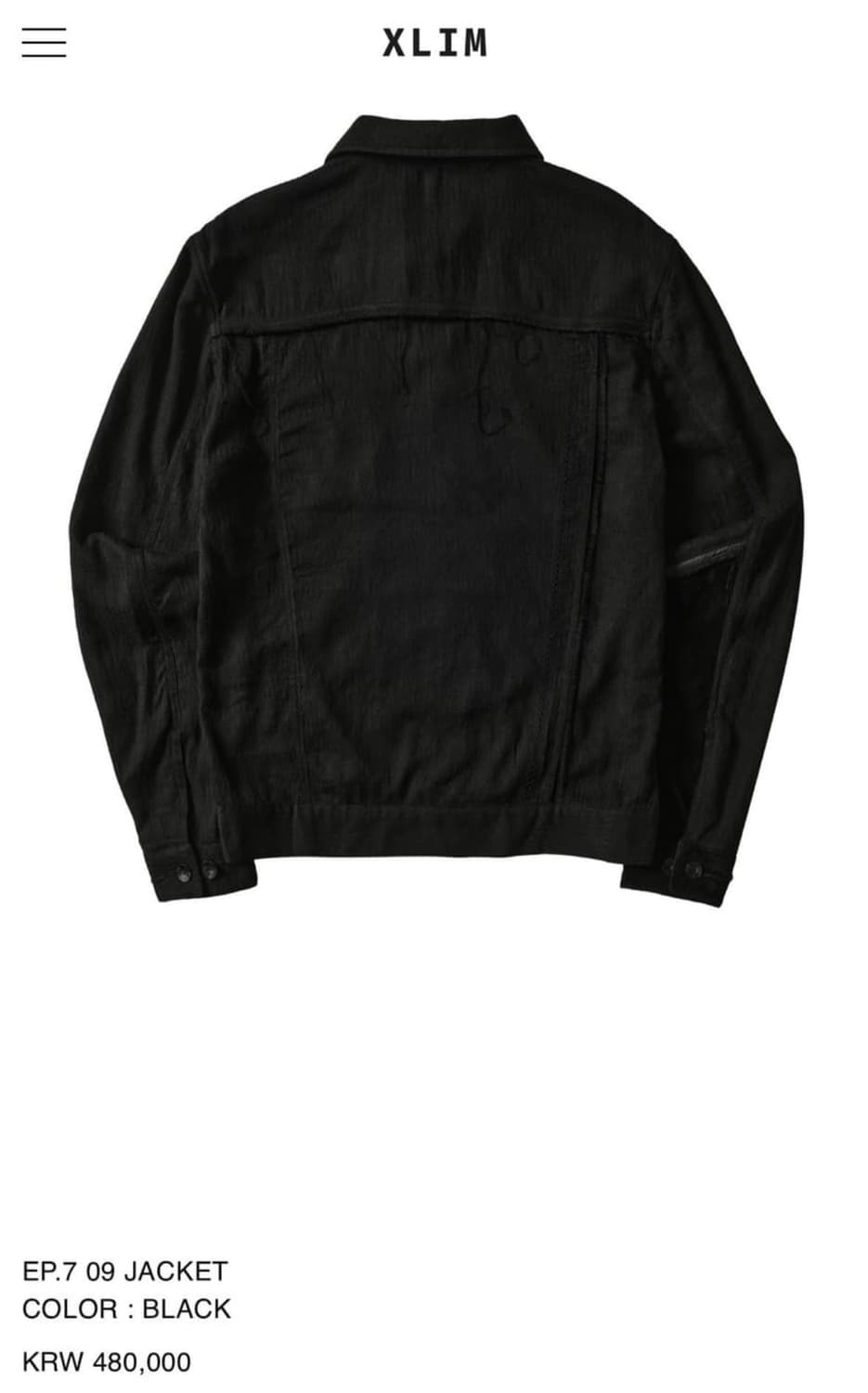 L)Ep.7 09 jacket black 상품이미지2