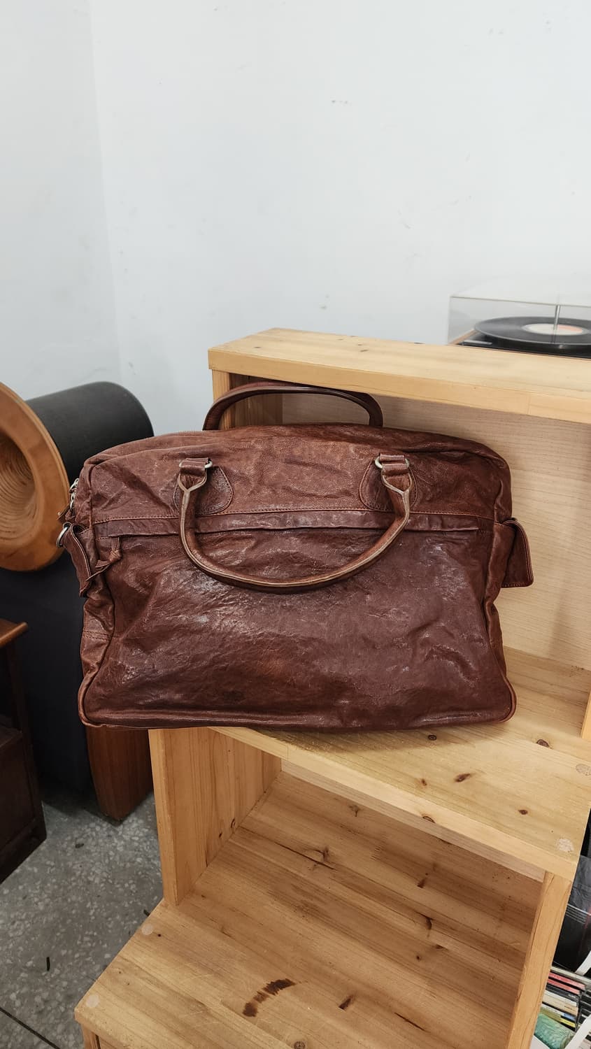 솔리드 옴므 우영미 브라운 가죽 서류가방 상품이미지2