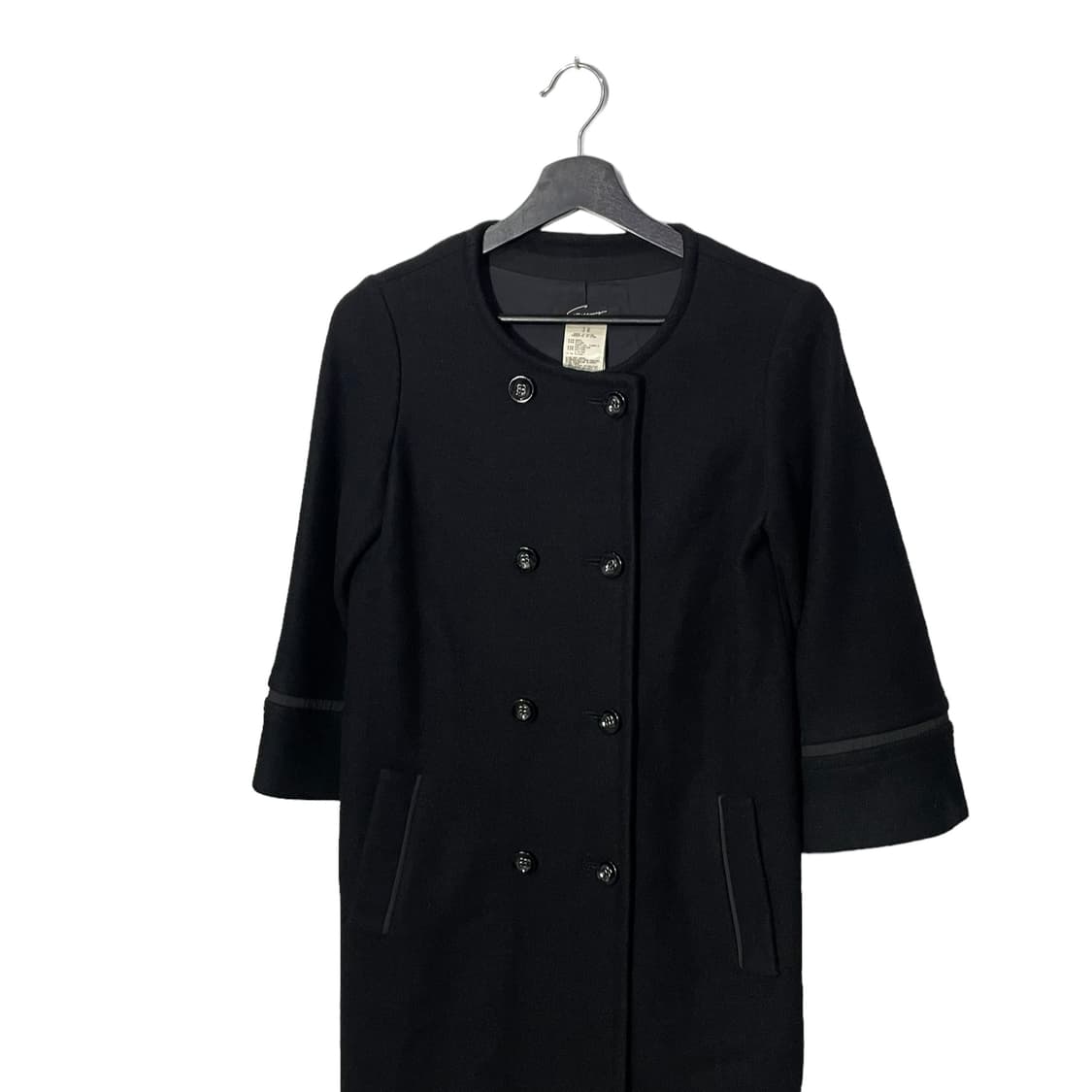 울 노카라 더블 코트 상품이미지3