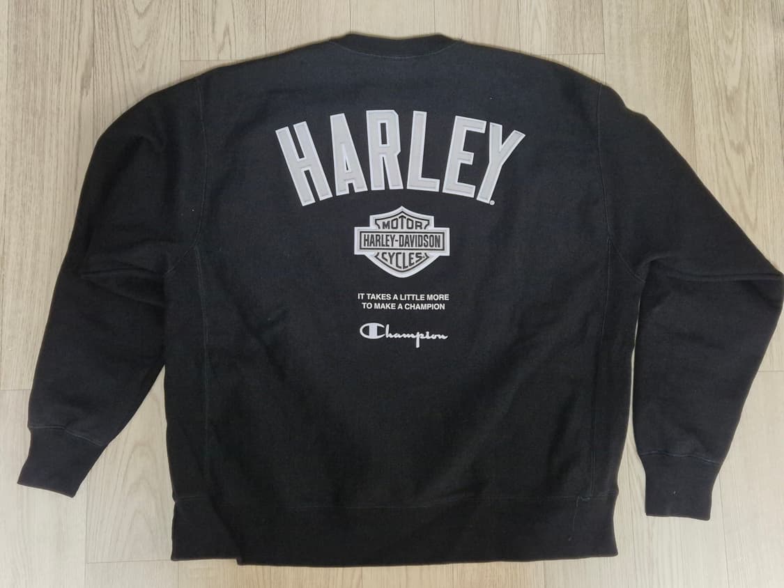 할리데이비슨 x 챔피온 콜라보 한정판 맨투맨 상품이미지2