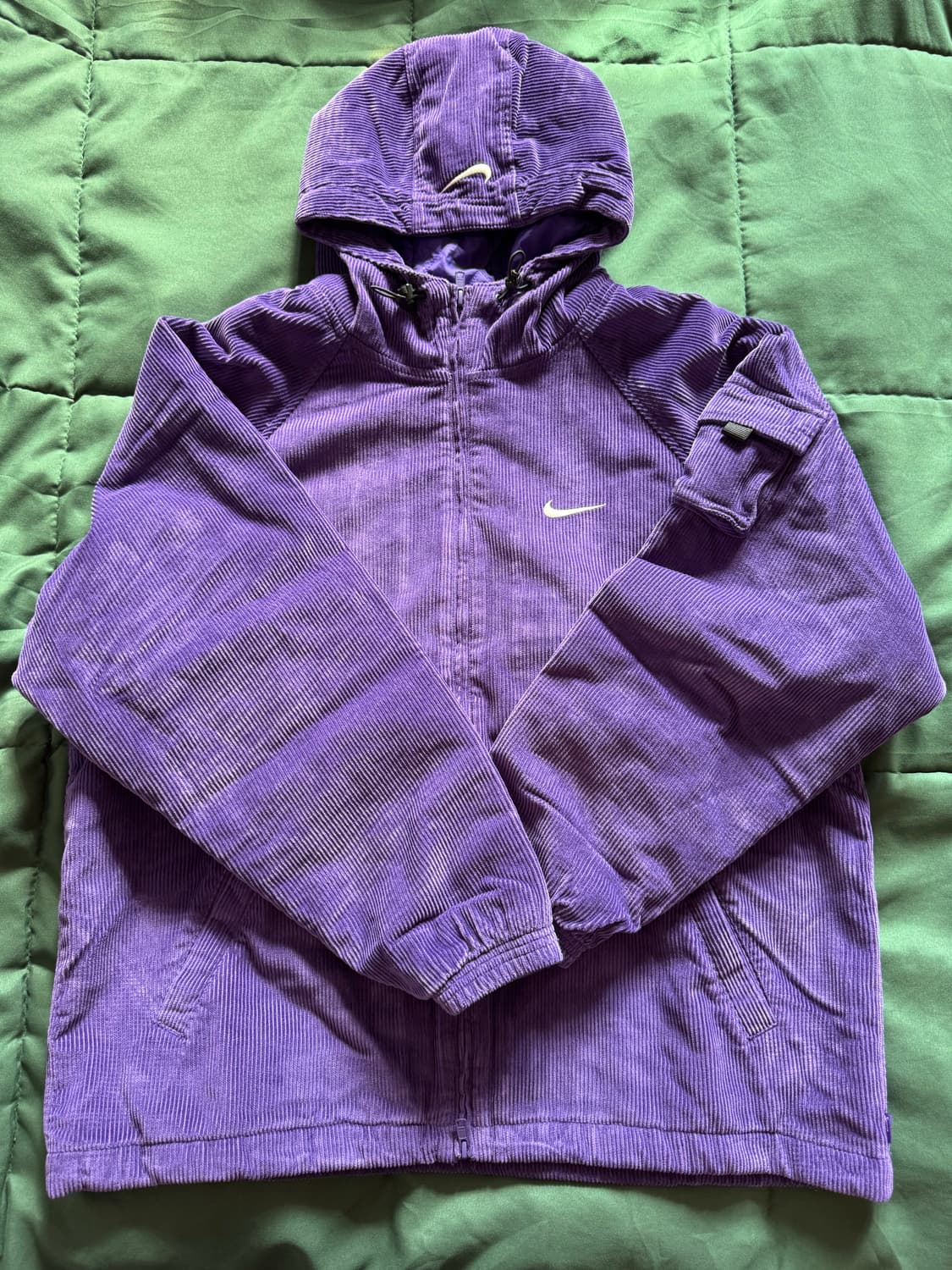 [L] 슈프림 x 나이키 아크 코듀로이 후드 자켓 퍼플 상품이미지1